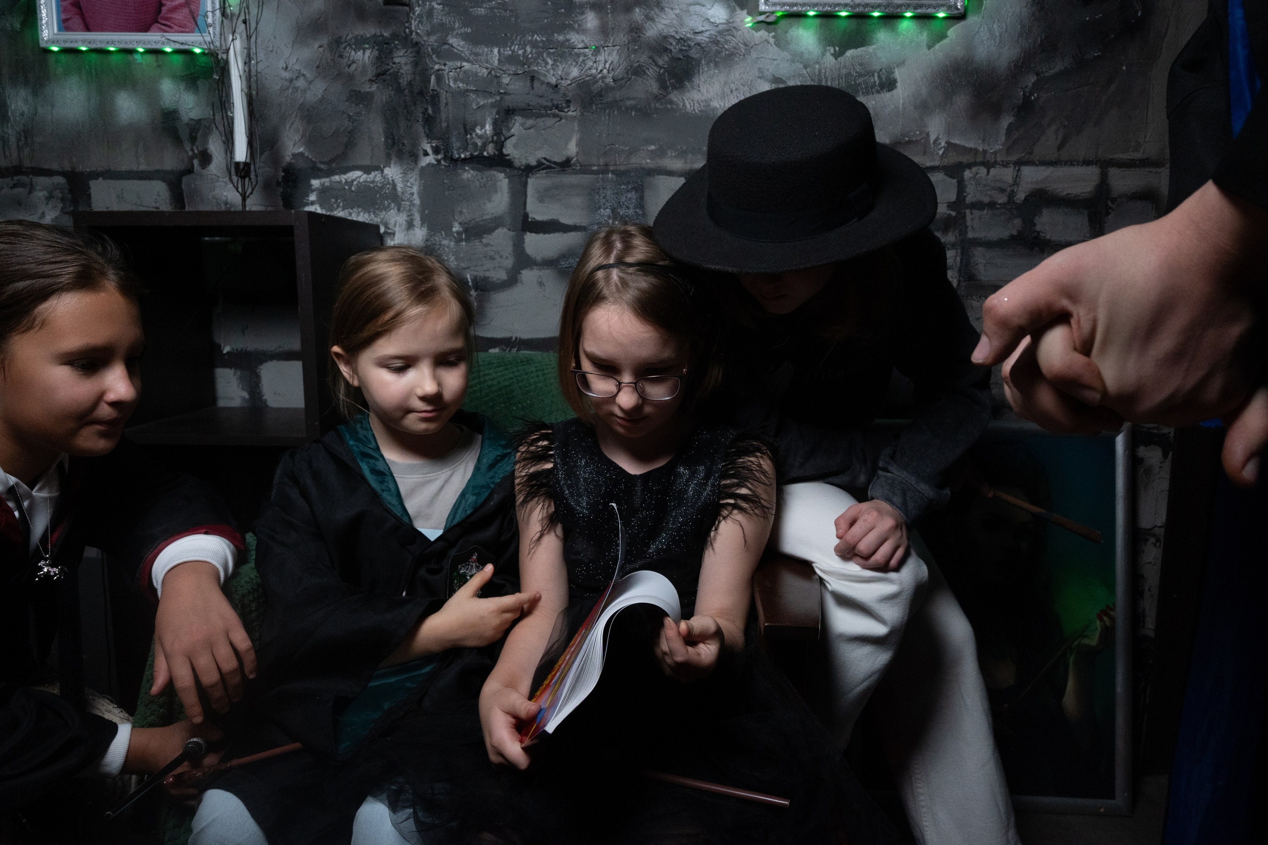 День рождения ребенка в «Подземелье Слизерин». Фотограф мероприятий в Москве