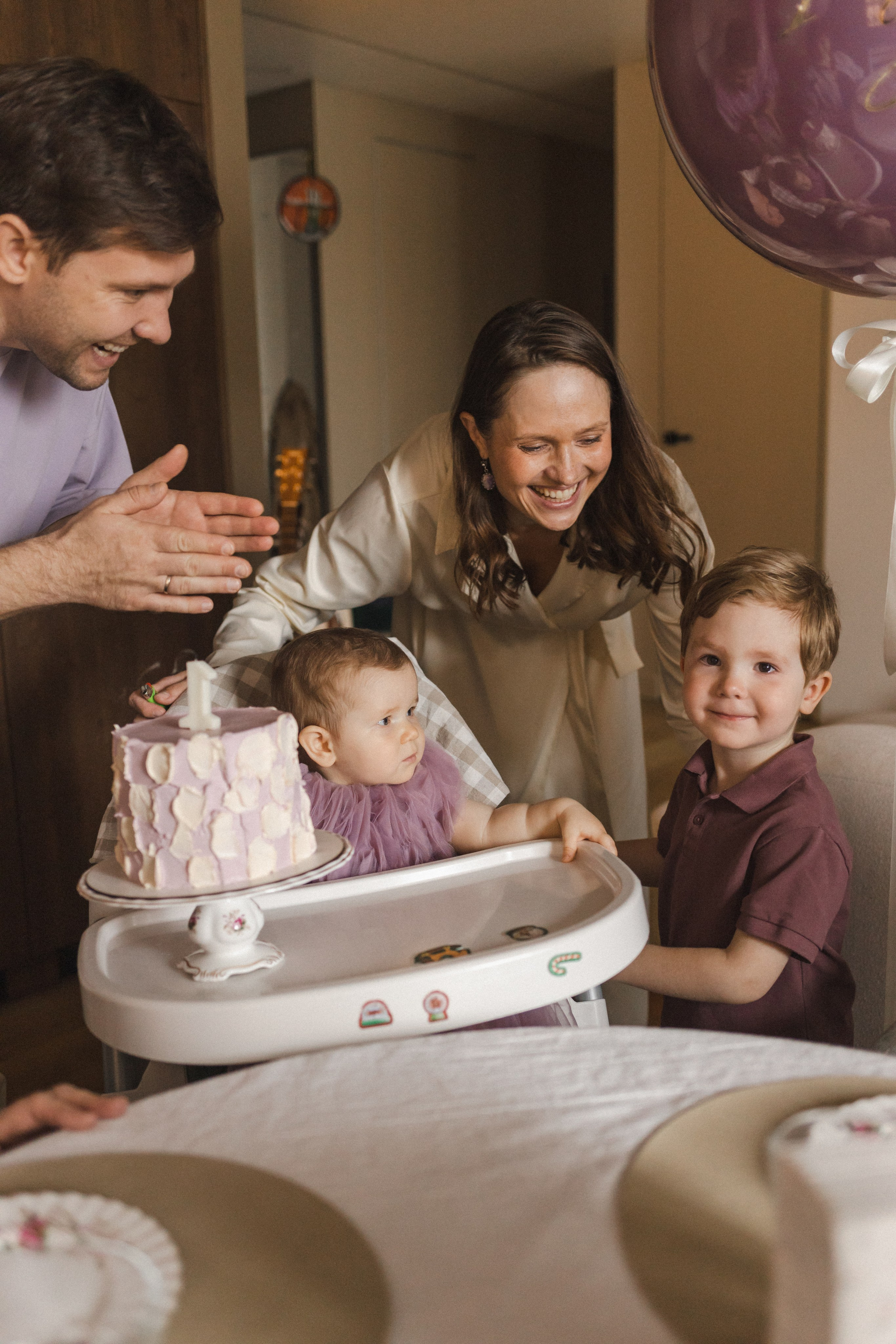 Аглае 1 годик. Семейный фотограф в Москве