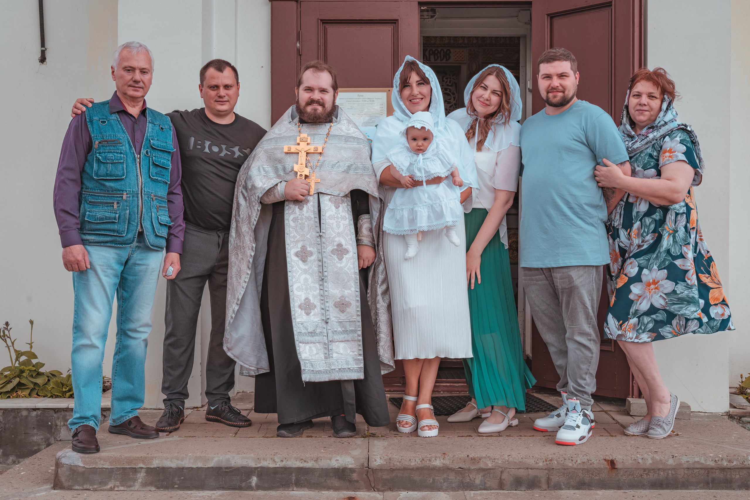 Крещение Анастасии в храме Михаила Тверского. Фотограф Евгений Егоров