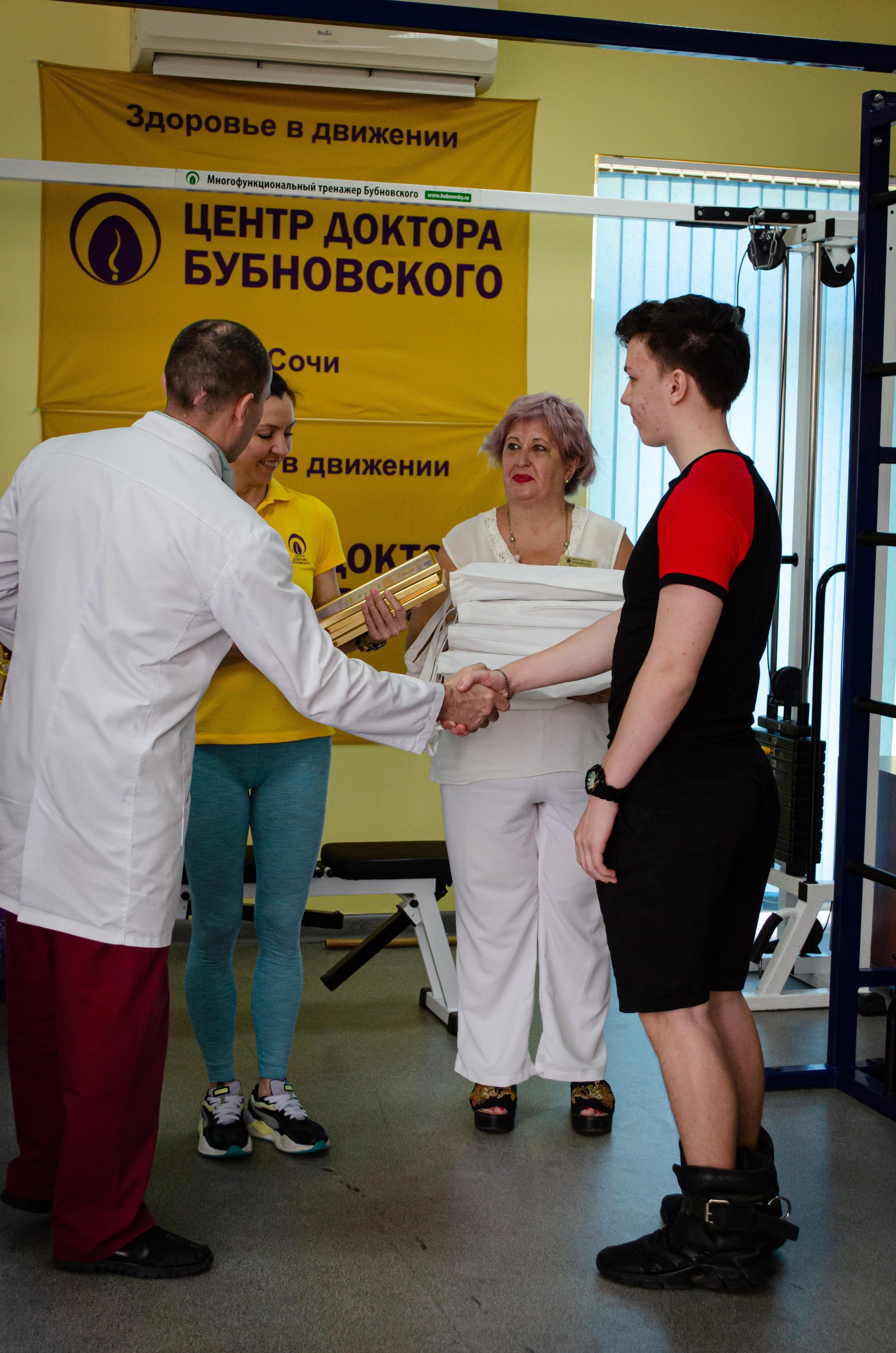 Медицинское спортивное мероприятие. Фотограф