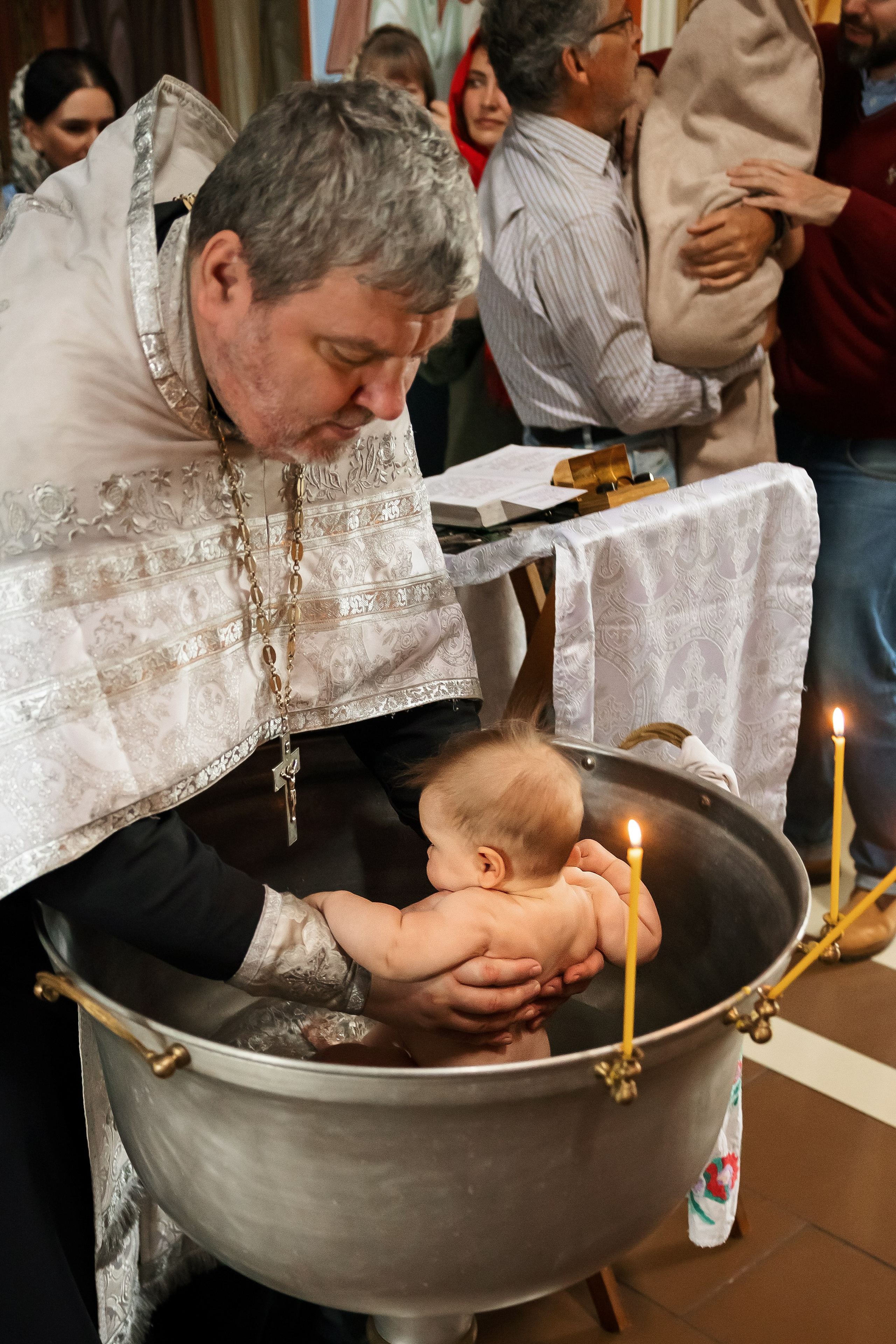 Крещение Никиты и Анастасии. Фотограф г. Москва Олеся Пантелеева