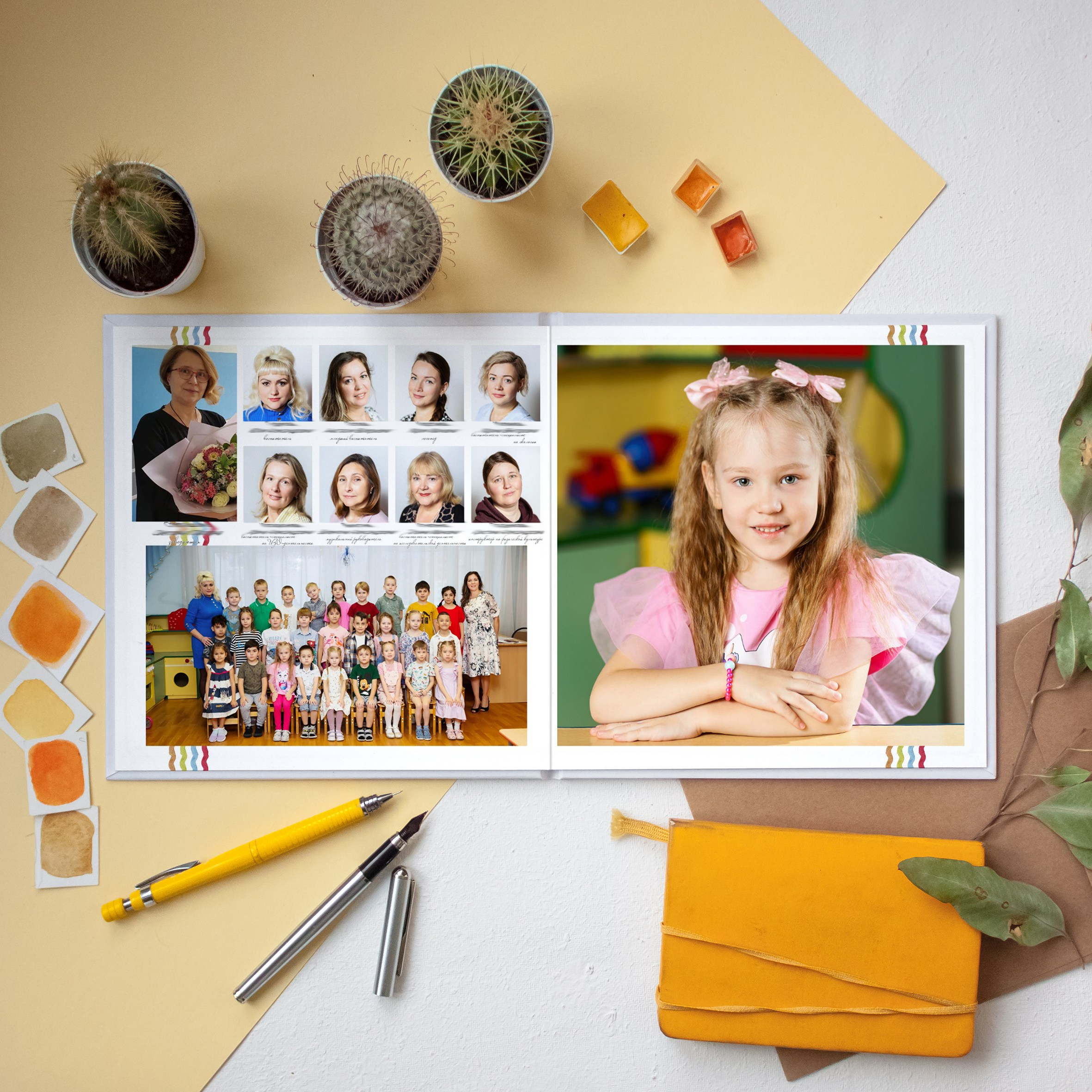 Примеры альбомов в Детский сад. Фотограф г. Москва Олеся Пантелеева
