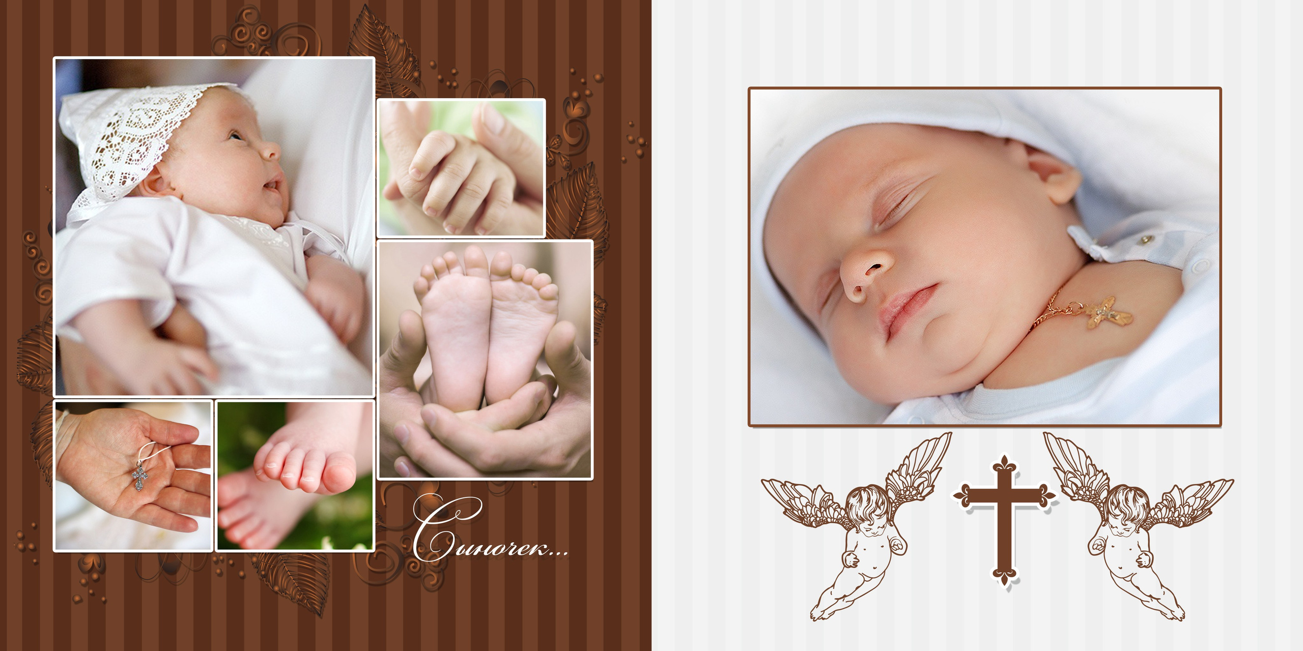 Шаблон фотокниги крестины, крещение, выписка из роддома, семейные истории. medlori fotobook Выпускные альбомы в Липецке, с новым годом, я родилась, юбилей, фотокниги, шаблоны печатная продукция, мама папа я - дружная семья