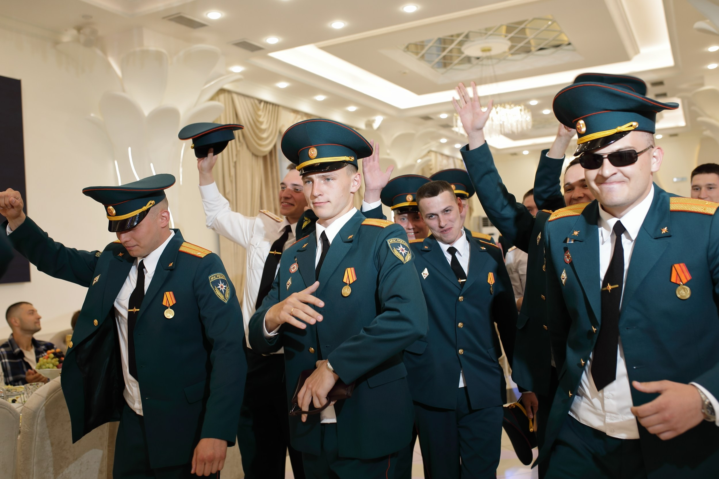 Выпуск Уральского института ГПС МЧС России дворец свадеб Екатеринбург