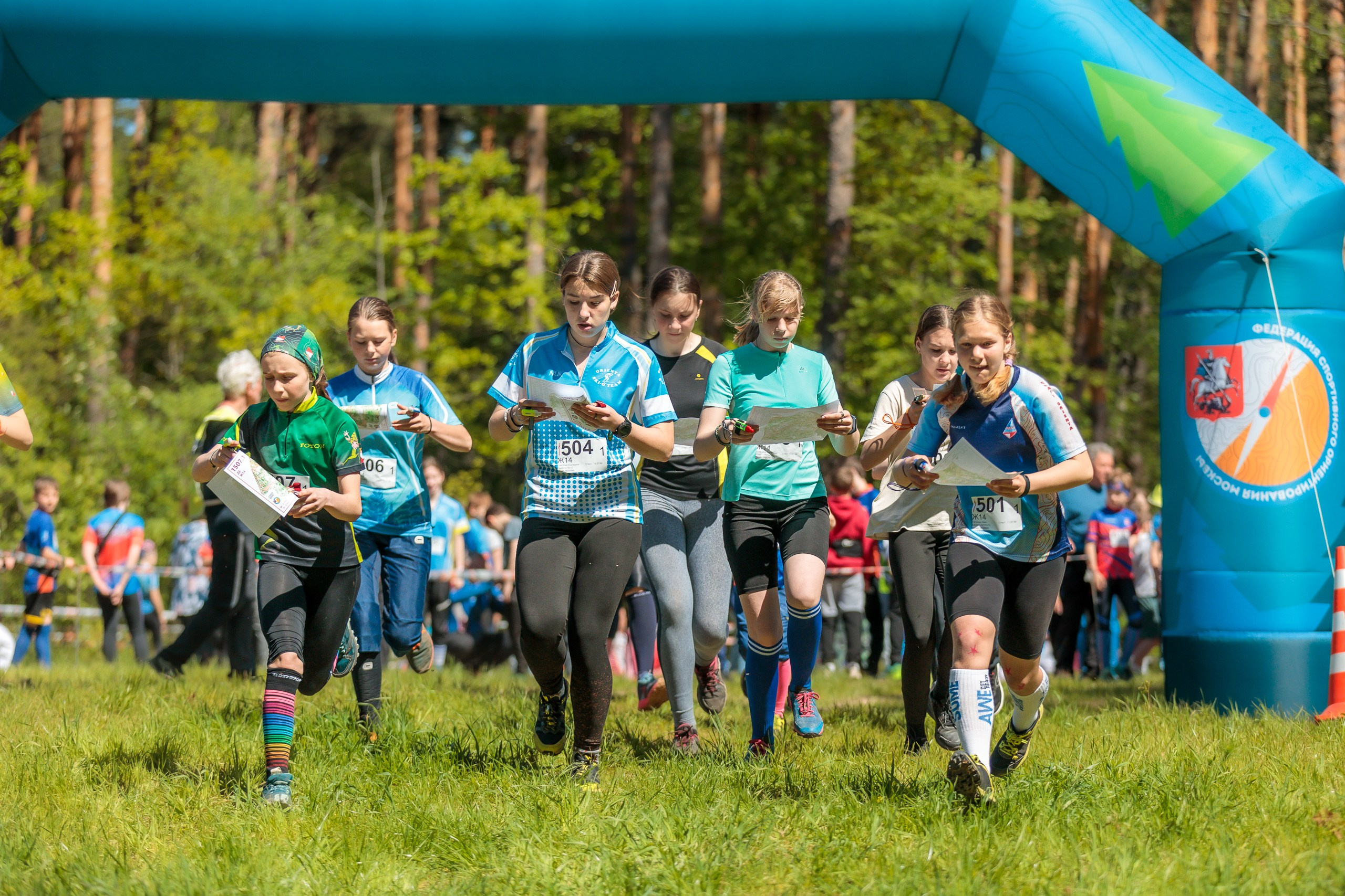 Спортивная фотосъемка outdoor соревнований