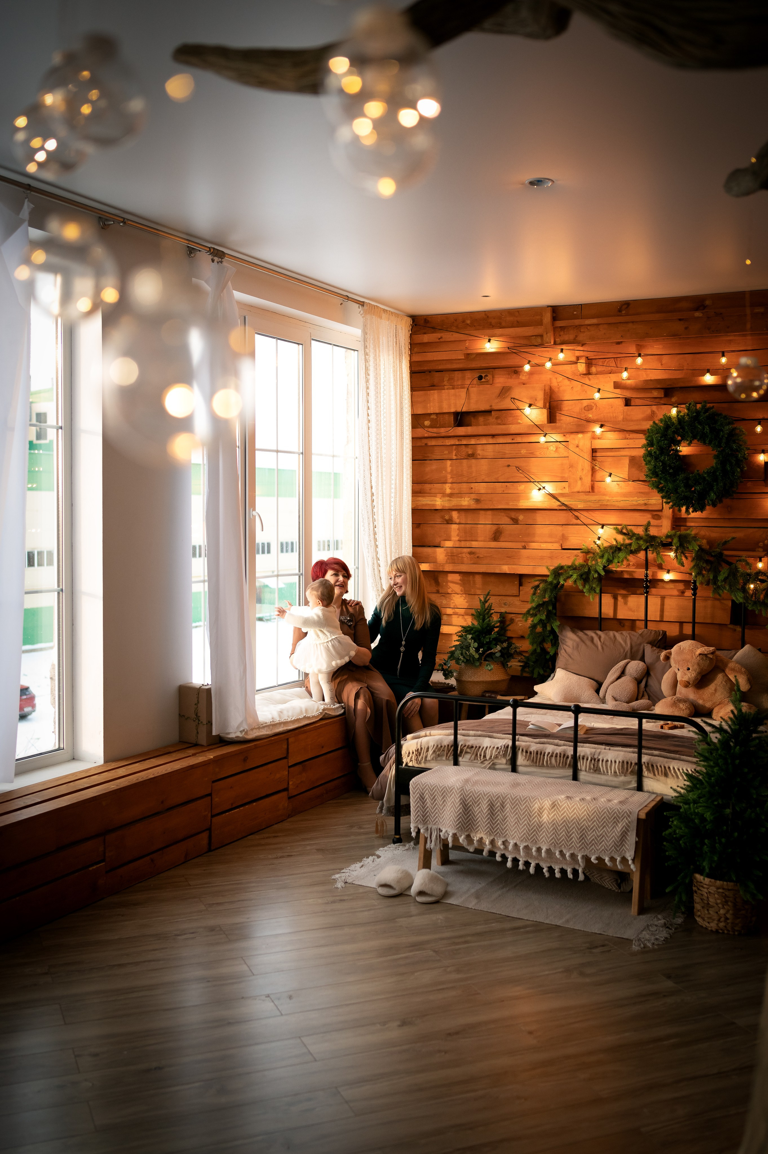 Новый год в студии. Фотограф новорождённых, семейный, школьный в городе Калуге Евгения