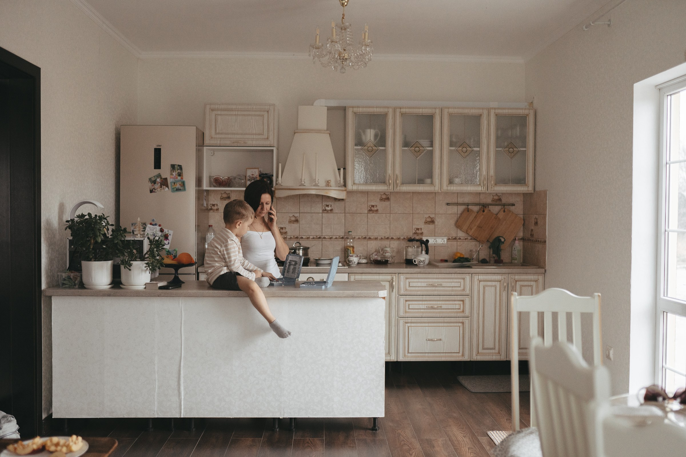 Мама и сын. Семейный и контент фотограф в Москве и Троицке Горелова Лизавета