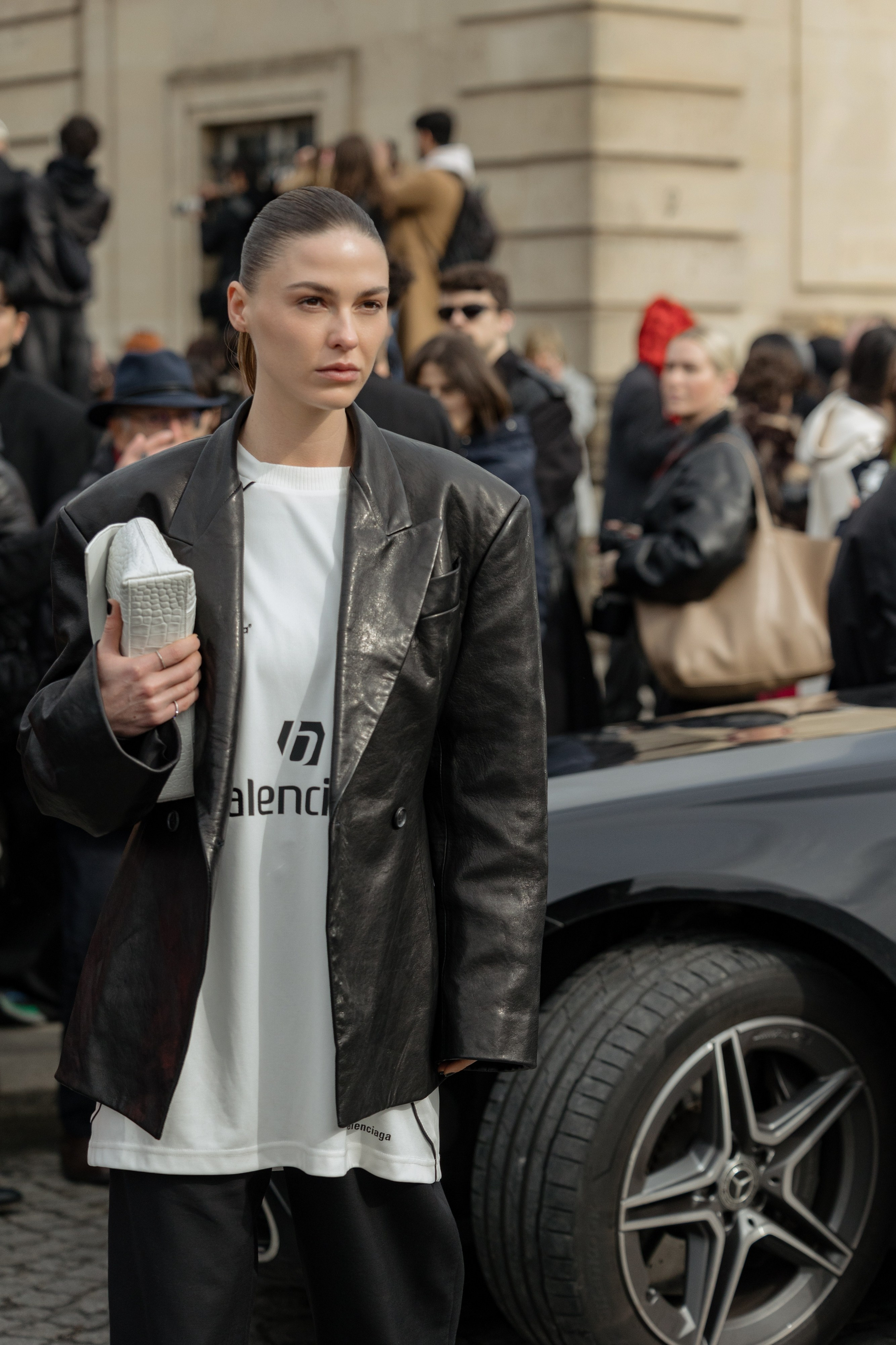 BALENCIAGA PFW WOMENSWEAR FALL-WINTER 24/25. Photographer in Milan Ivan Goncharov