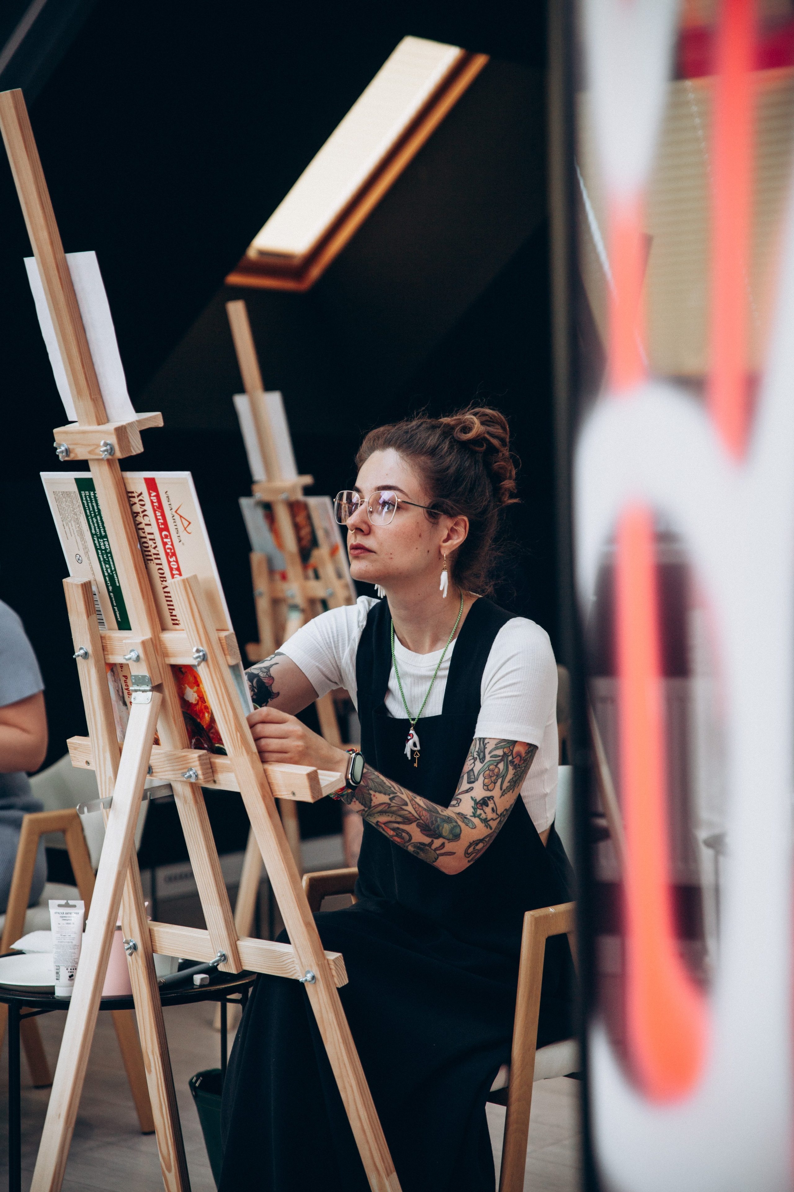 Мастер-класс по живописи. Преподаватель Анна К-К. Репортажный и детский фотограф в Минске