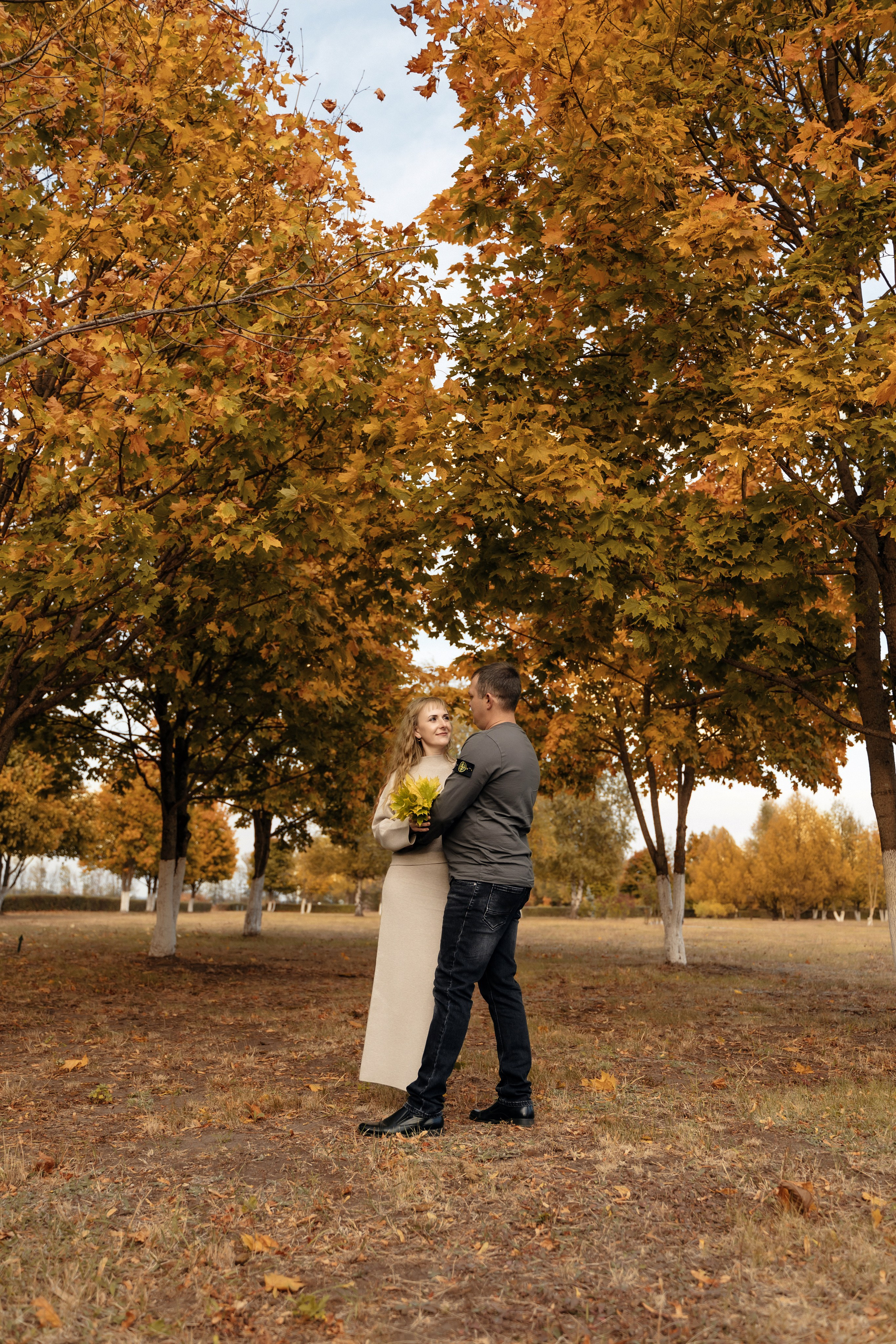 Осенняя фотосессия в стиле Love Story. Семейный фотограф в Белгороде Амелина Алина