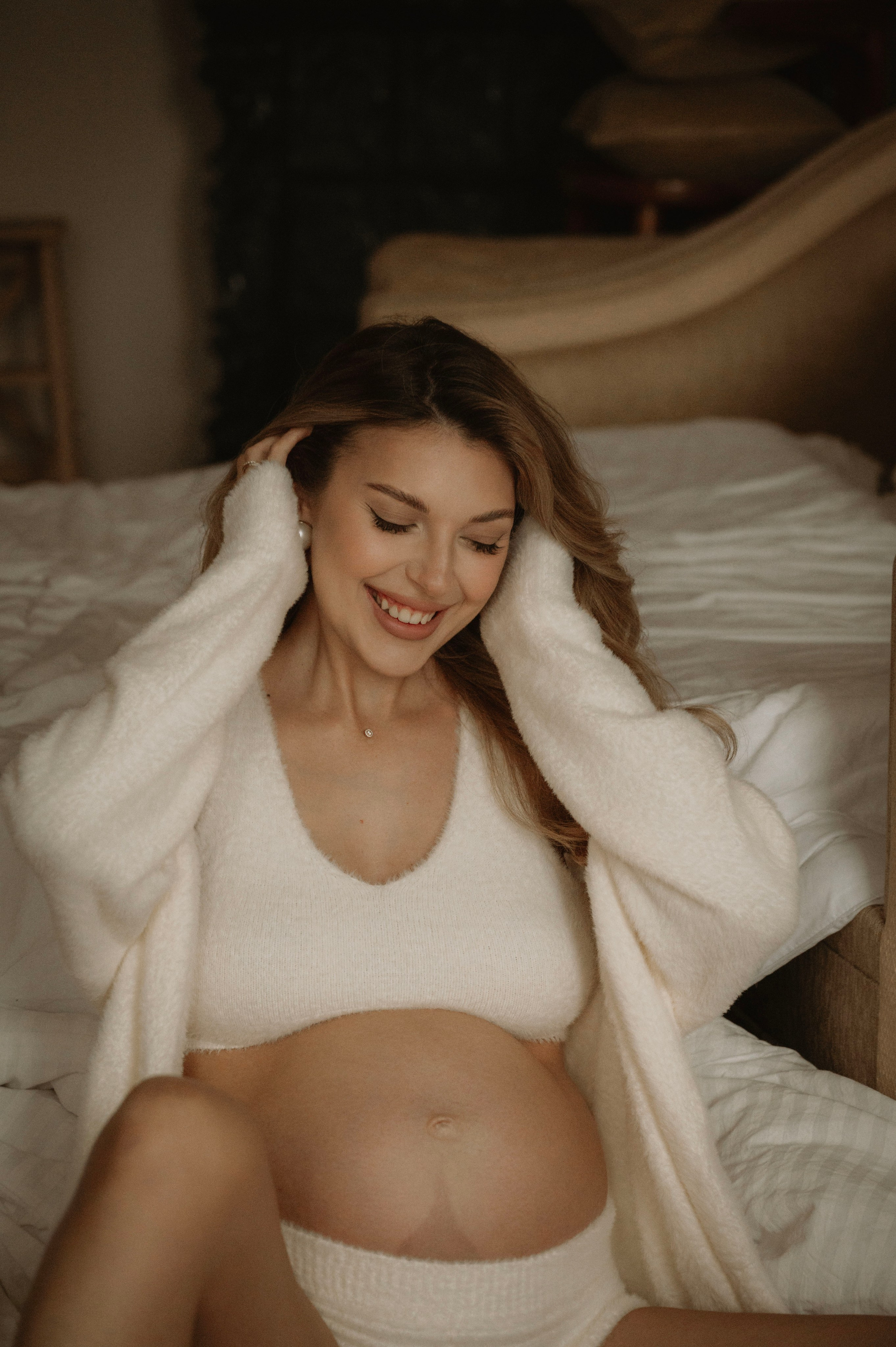 Елена. Фотограф беременности и семьи, домашние съемки, Ньюборн