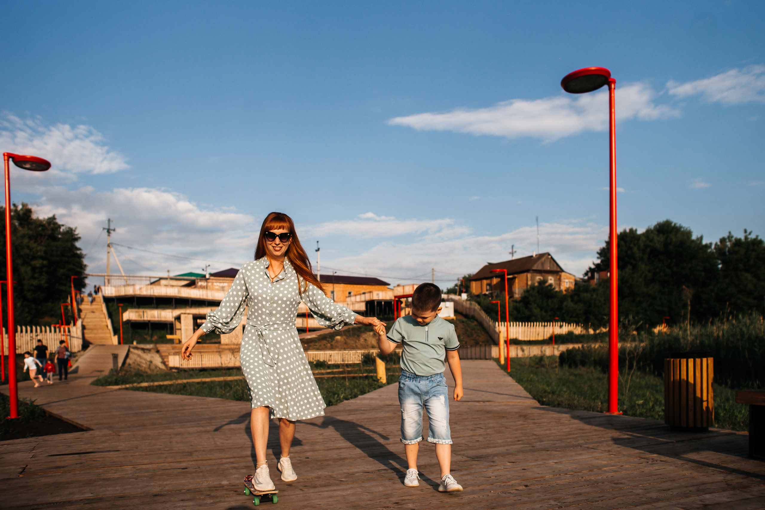 Фотосессия в городе мамы и сына. Ольга Плаксина фотограф в Саратове