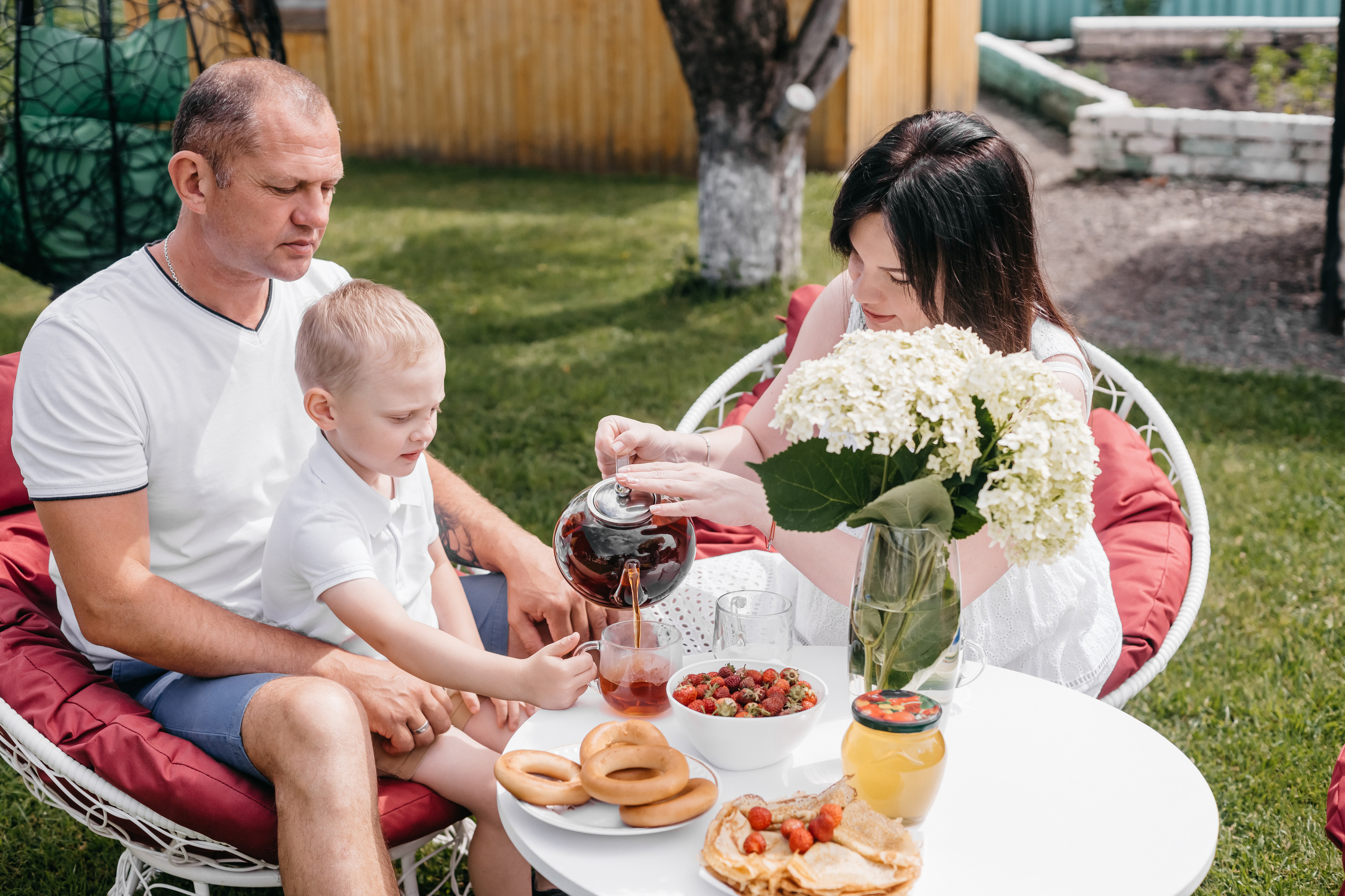 Семейный завтрак. Ольга Плаксина фотограф в Саратове