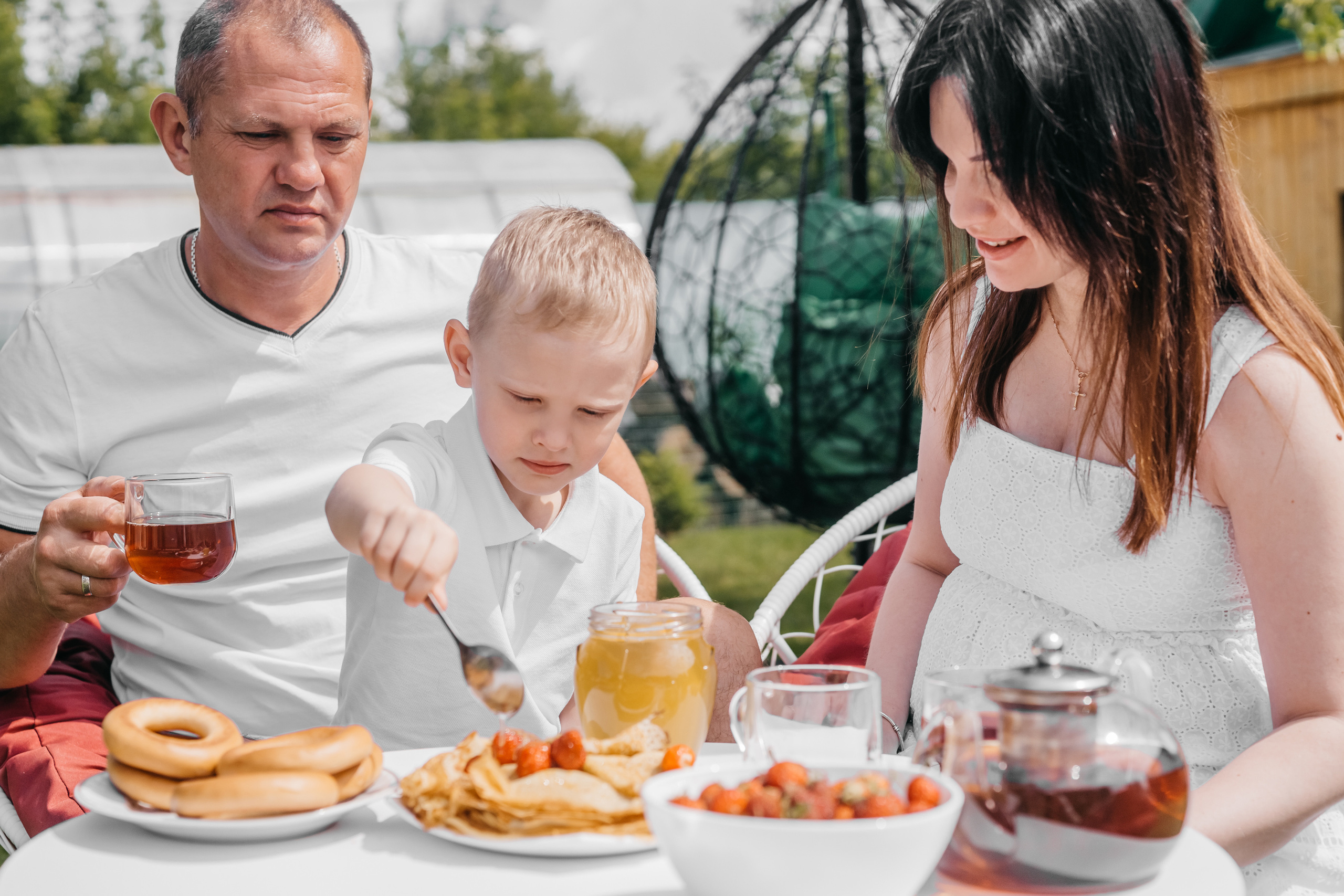 Семейный завтрак. Ольга Плаксина фотограф в Саратове