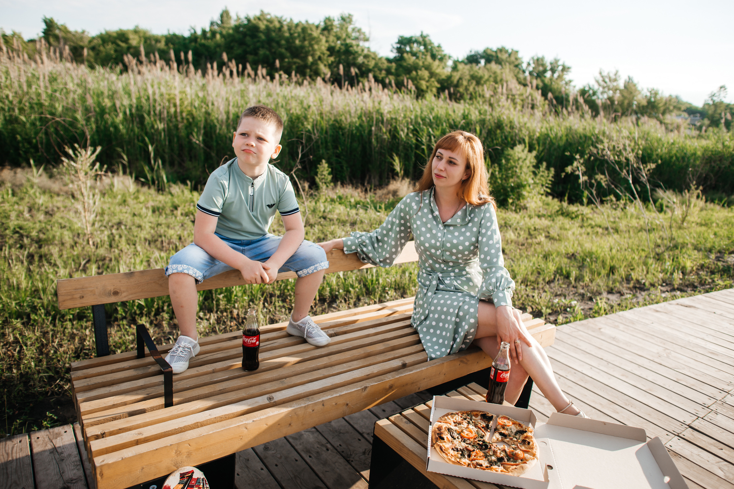 Фотосессия в городе мамы и сына. Ольга Плаксина фотограф в Саратове