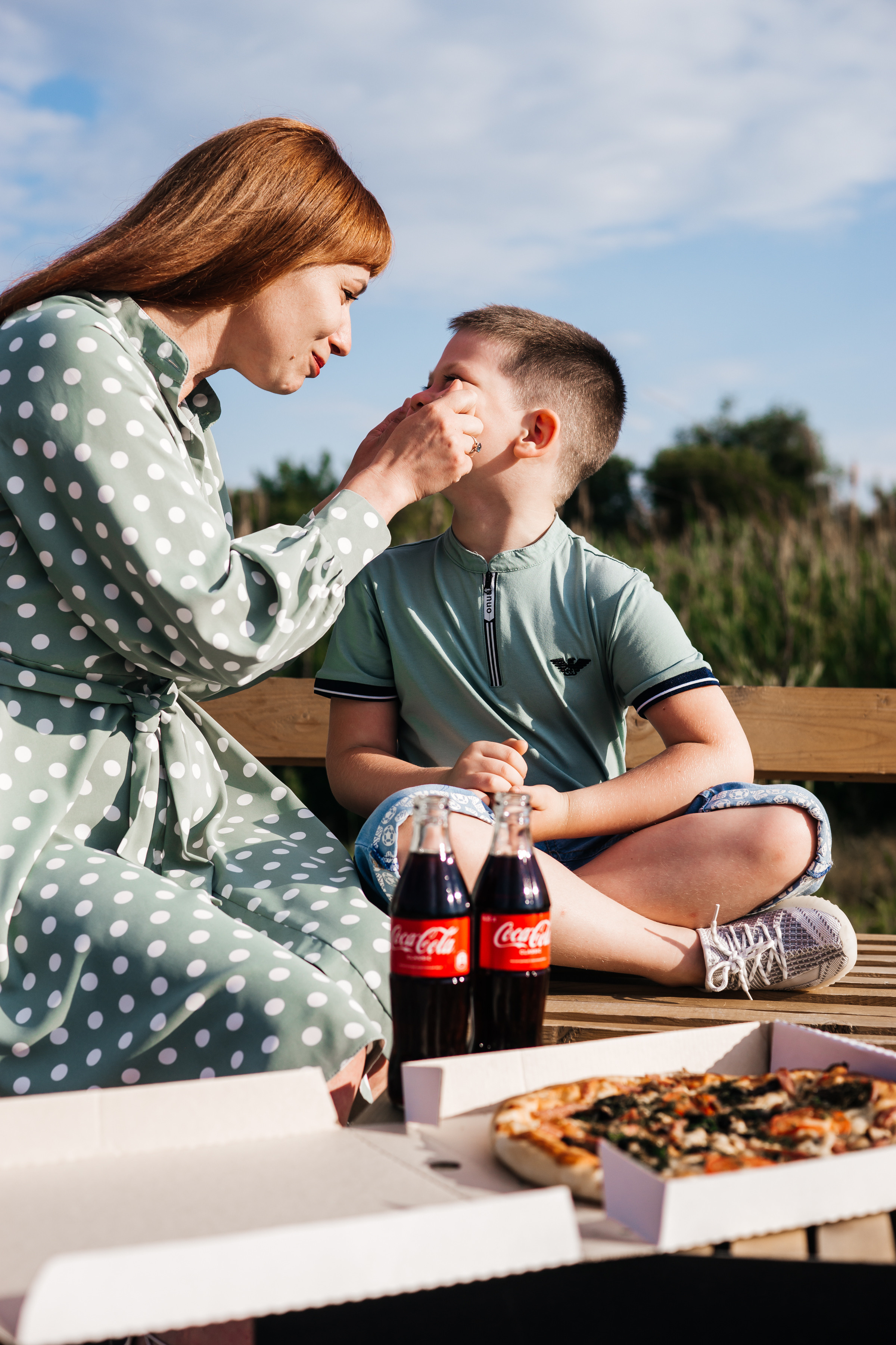 Фотосессия в городе мамы и сына. Ольга Плаксина фотограф в Саратове
