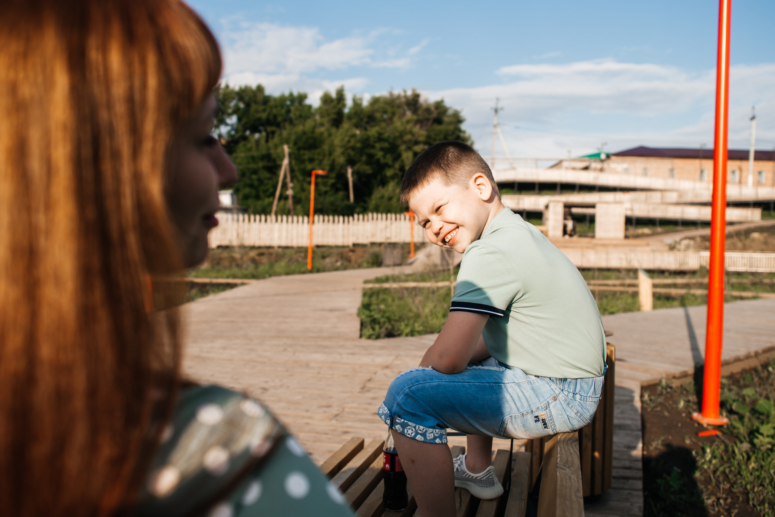 Фотосессия в городе мамы и сына. Ольга Плаксина фотограф в Саратове