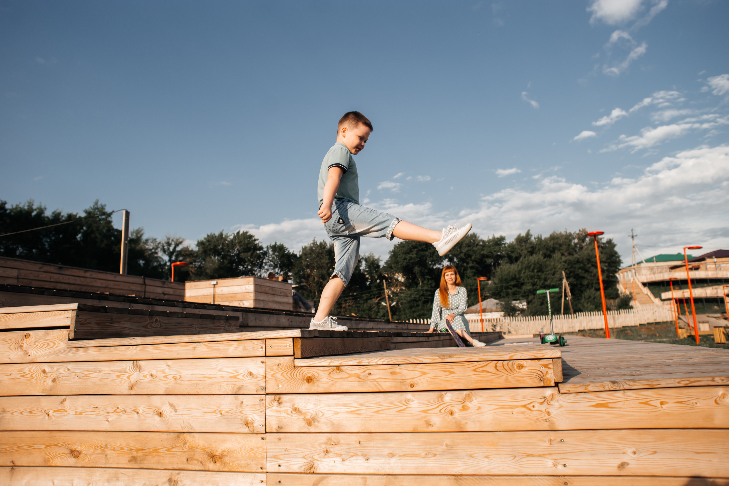 Фотосессия в городе мамы и сына. Ольга Плаксина фотограф в Саратове