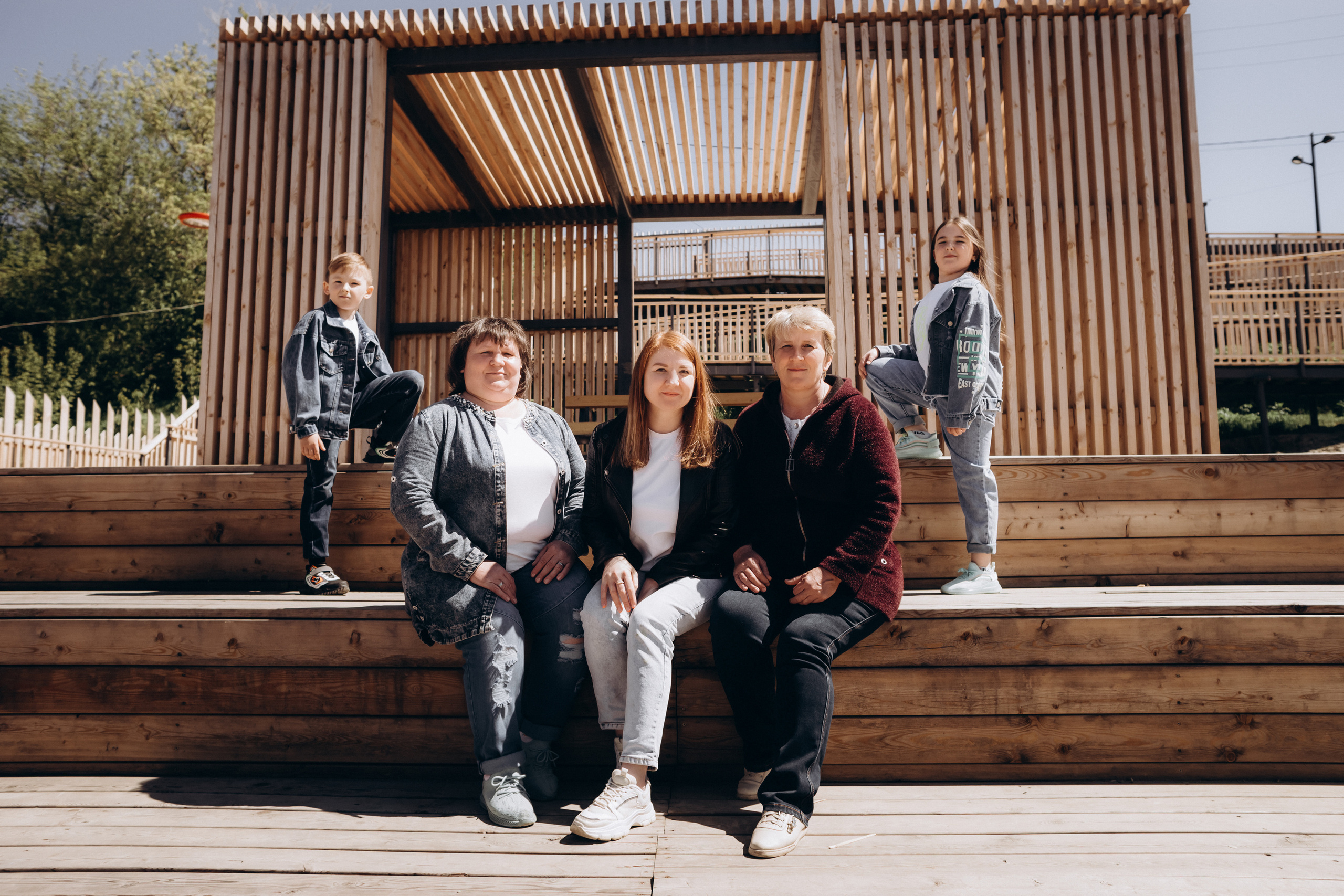 Семейная прогулка в парке. Ольга Плаксина фотограф в Саратове