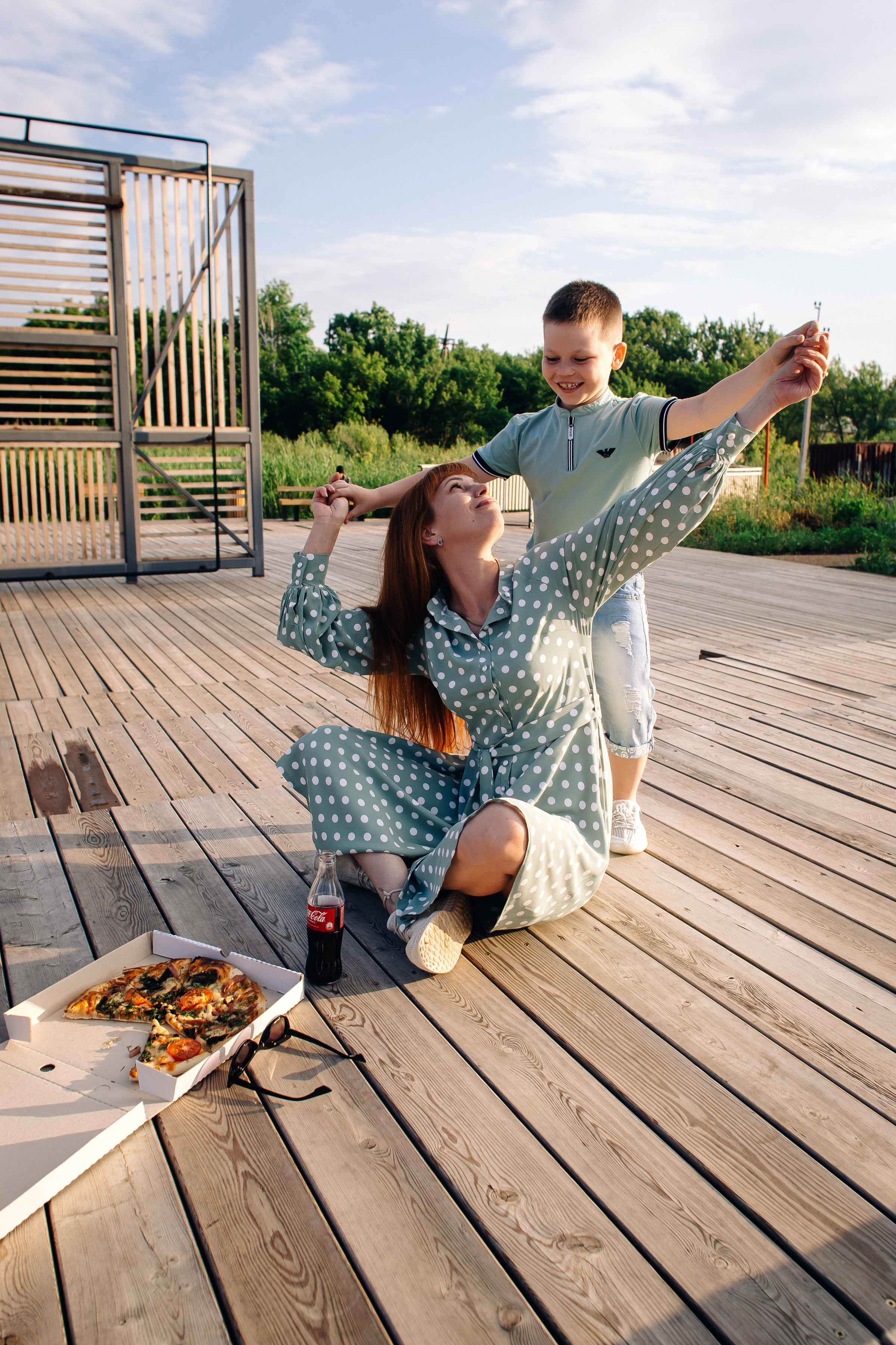 Фотосессия в городе мамы и сына. Ольга Плаксина фотограф в Саратове