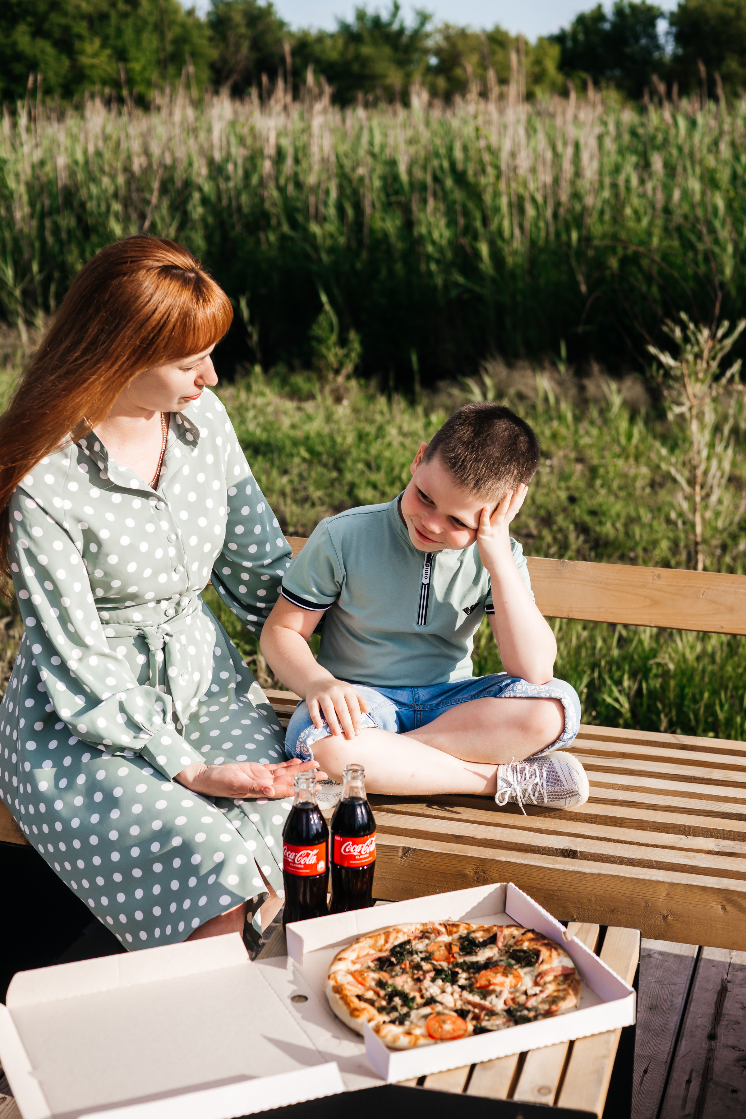 Фотосессия в городе мамы и сына. Ольга Плаксина фотограф в Саратове