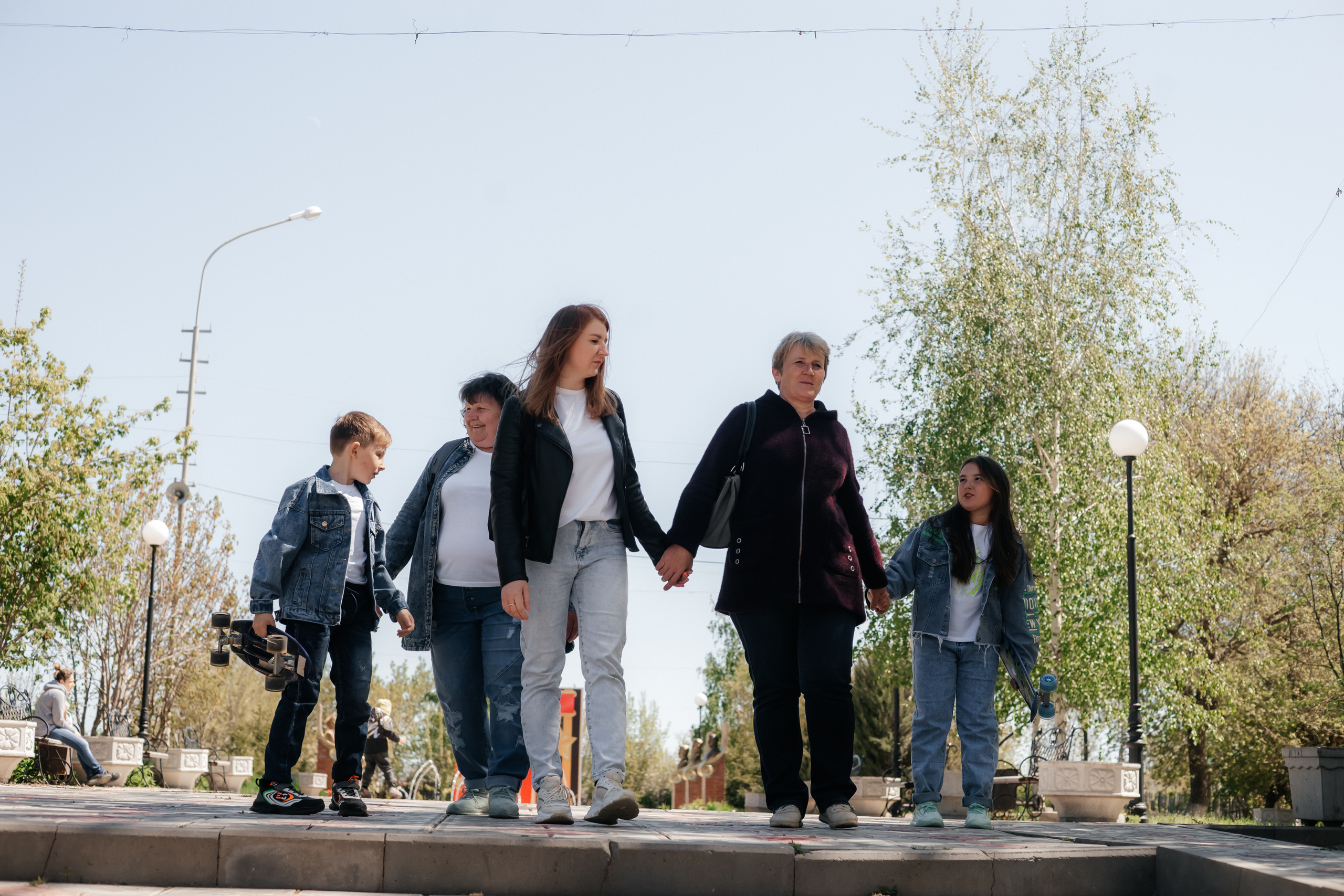 Семейная прогулка в парке. Ольга Плаксина фотограф в Саратове