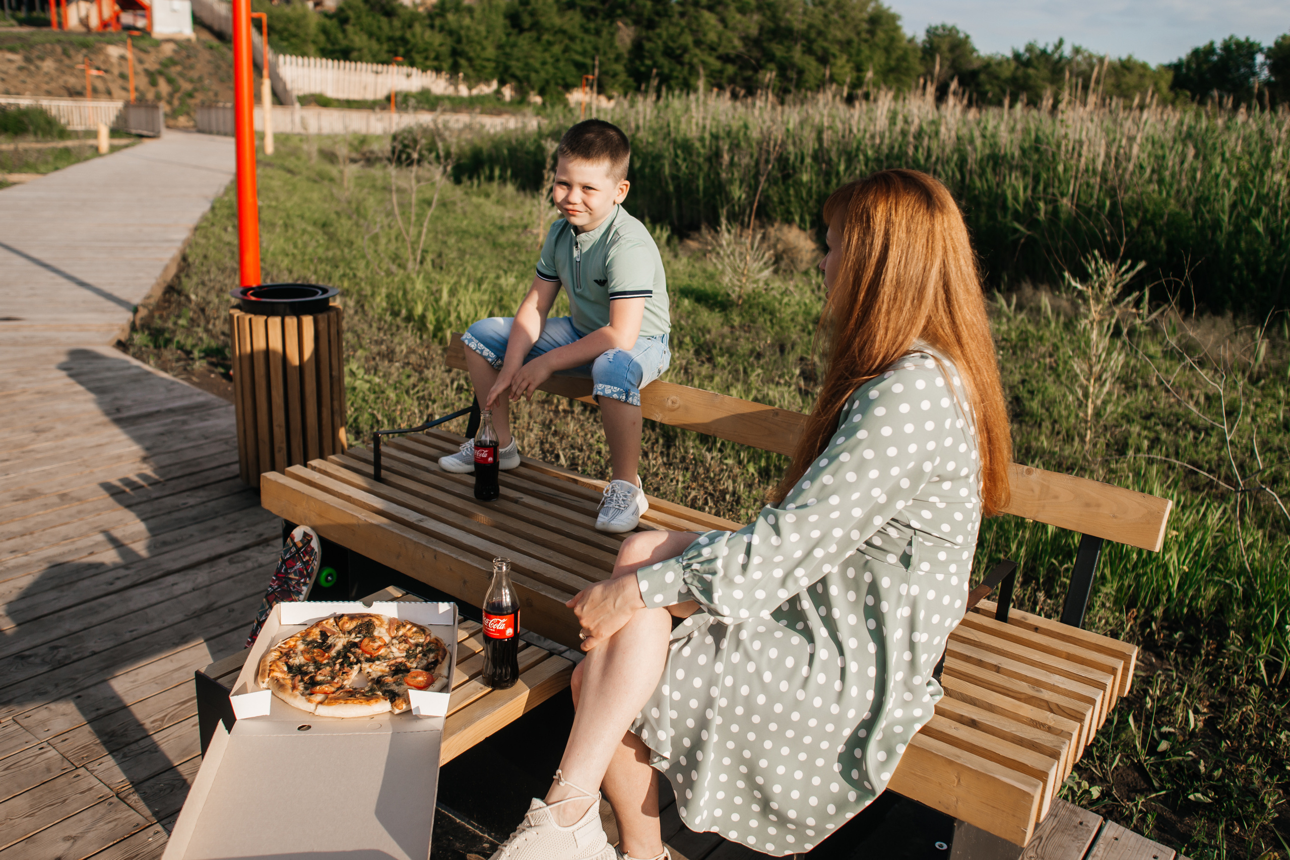 Фотосессия в городе мамы и сына. Ольга Плаксина фотограф в Саратове