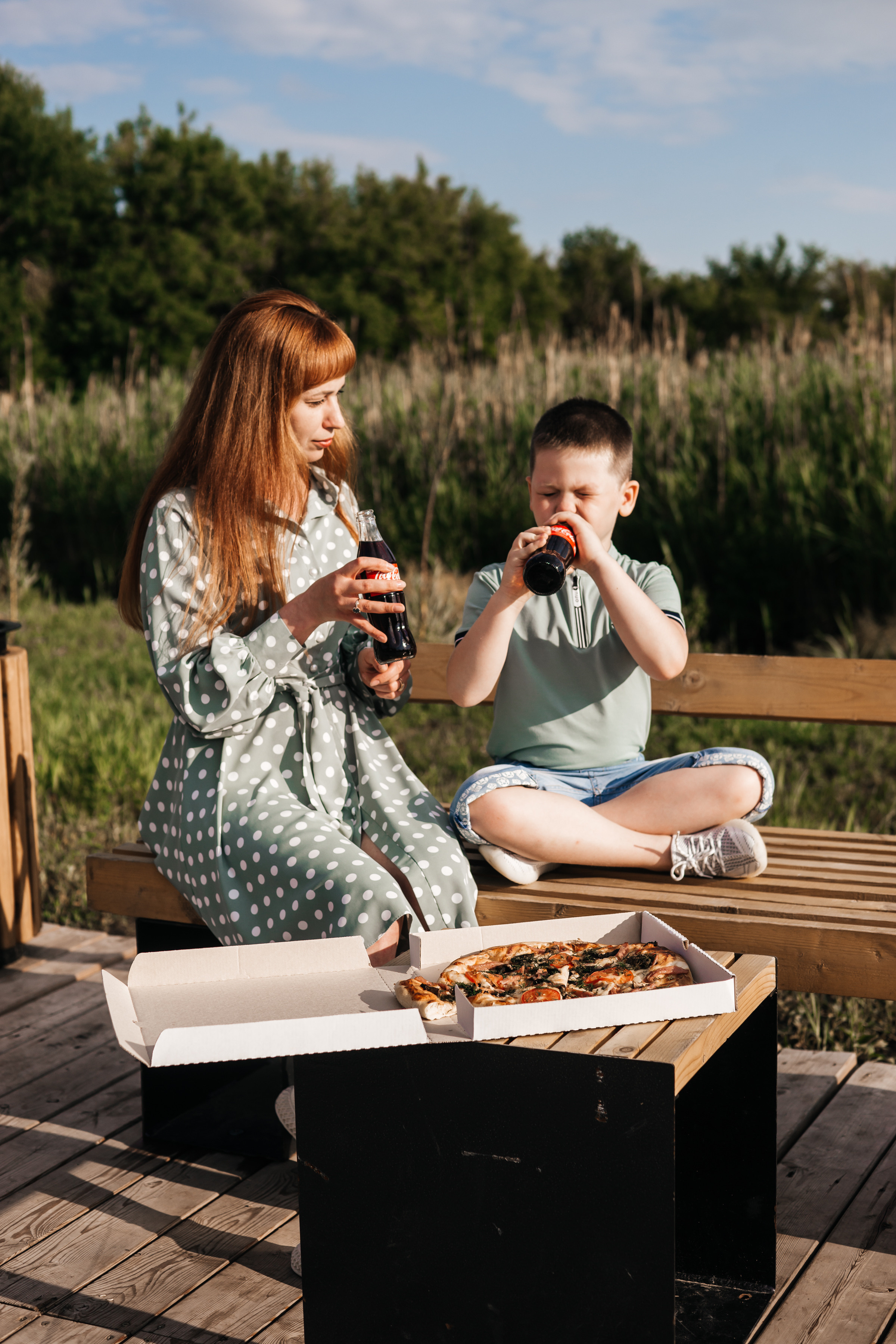 Фотосессия в городе мамы и сына. Ольга Плаксина фотограф в Саратове