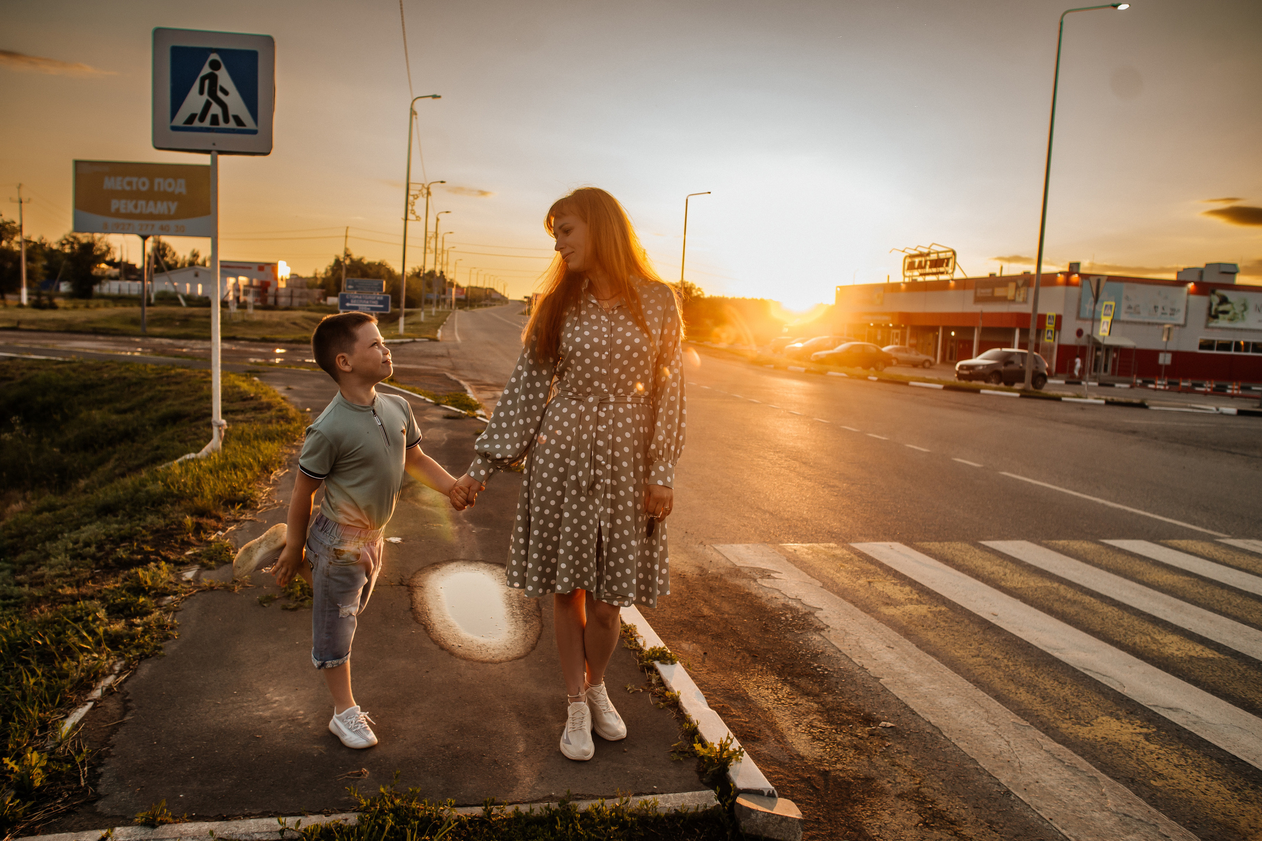 Фотосессия в городе мамы и сына. Ольга Плаксина фотограф в Саратове