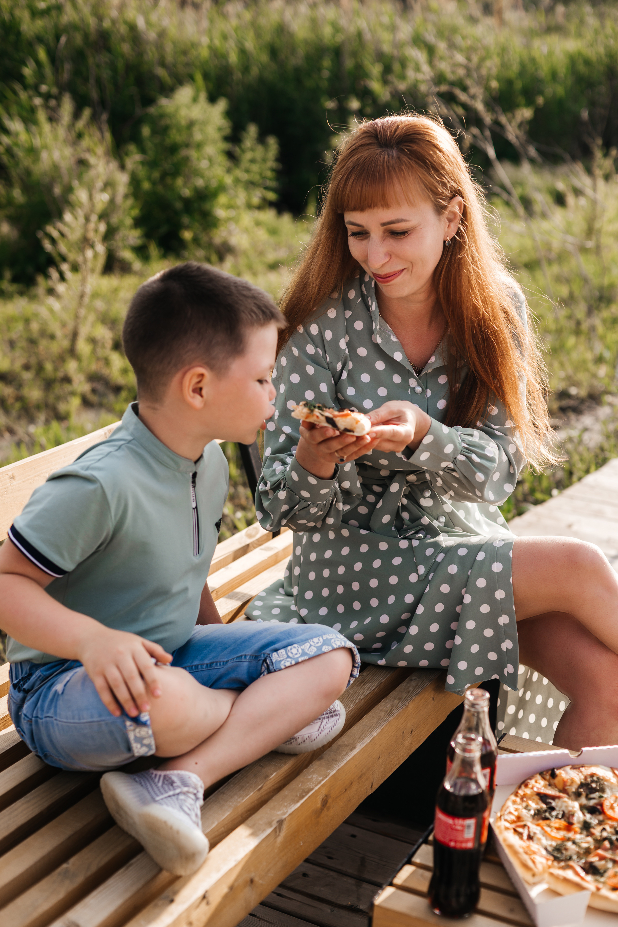 Фотосессия в городе мамы и сына. Ольга Плаксина фотограф в Саратове