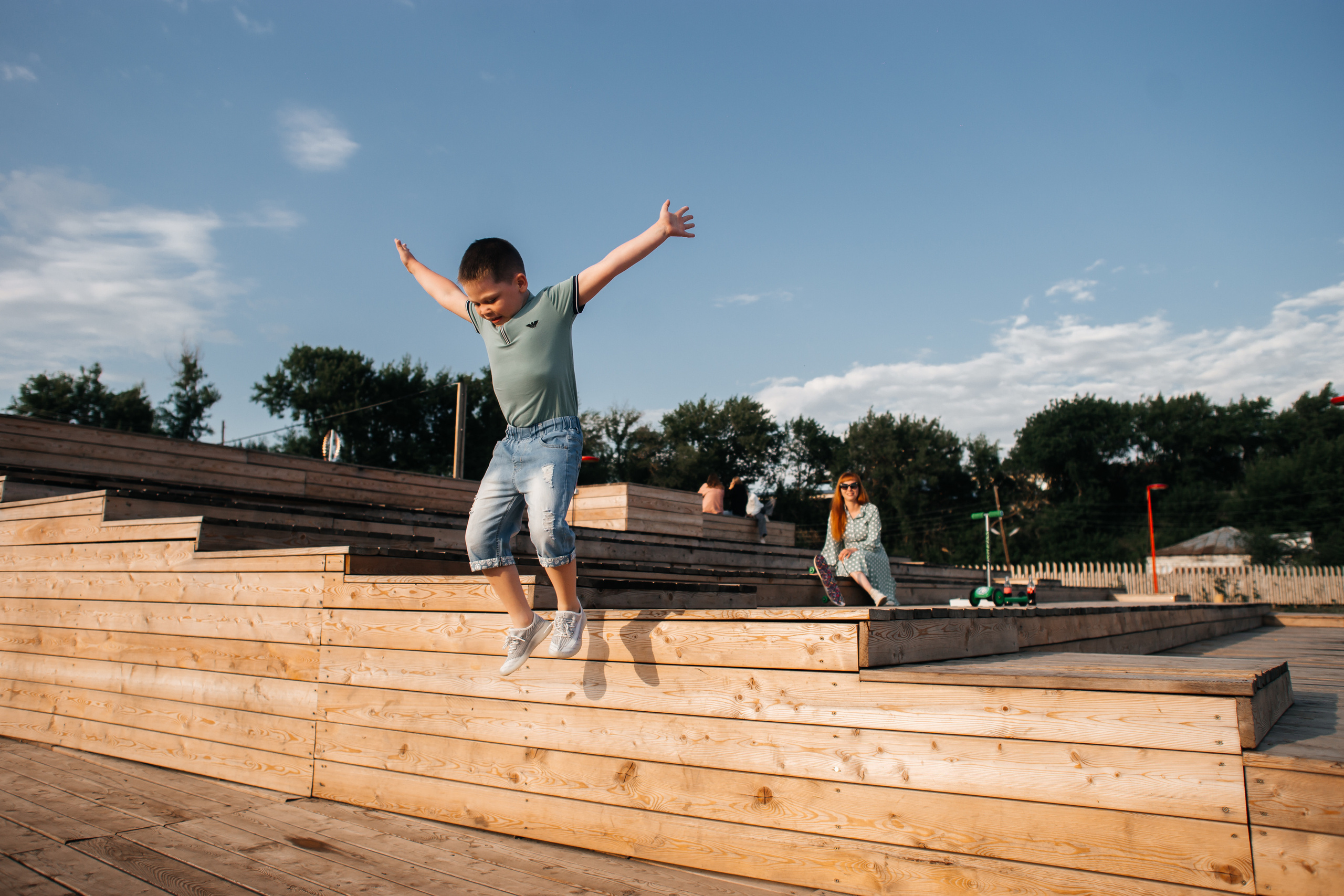 Фотосессия в городе мамы и сына. Ольга Плаксина фотограф в Саратове