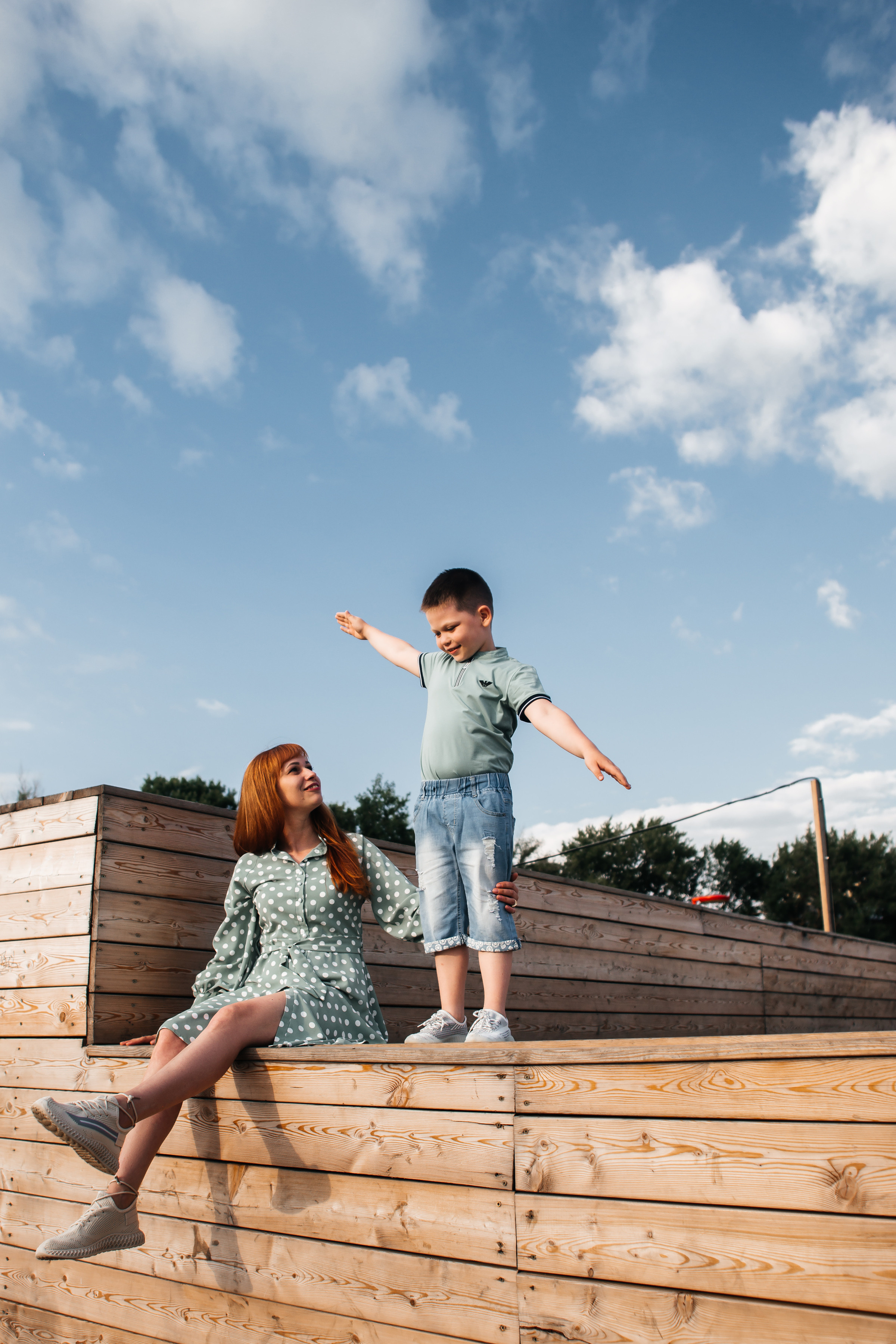 Фотосессия в городе мамы и сына. Ольга Плаксина фотограф в Саратове