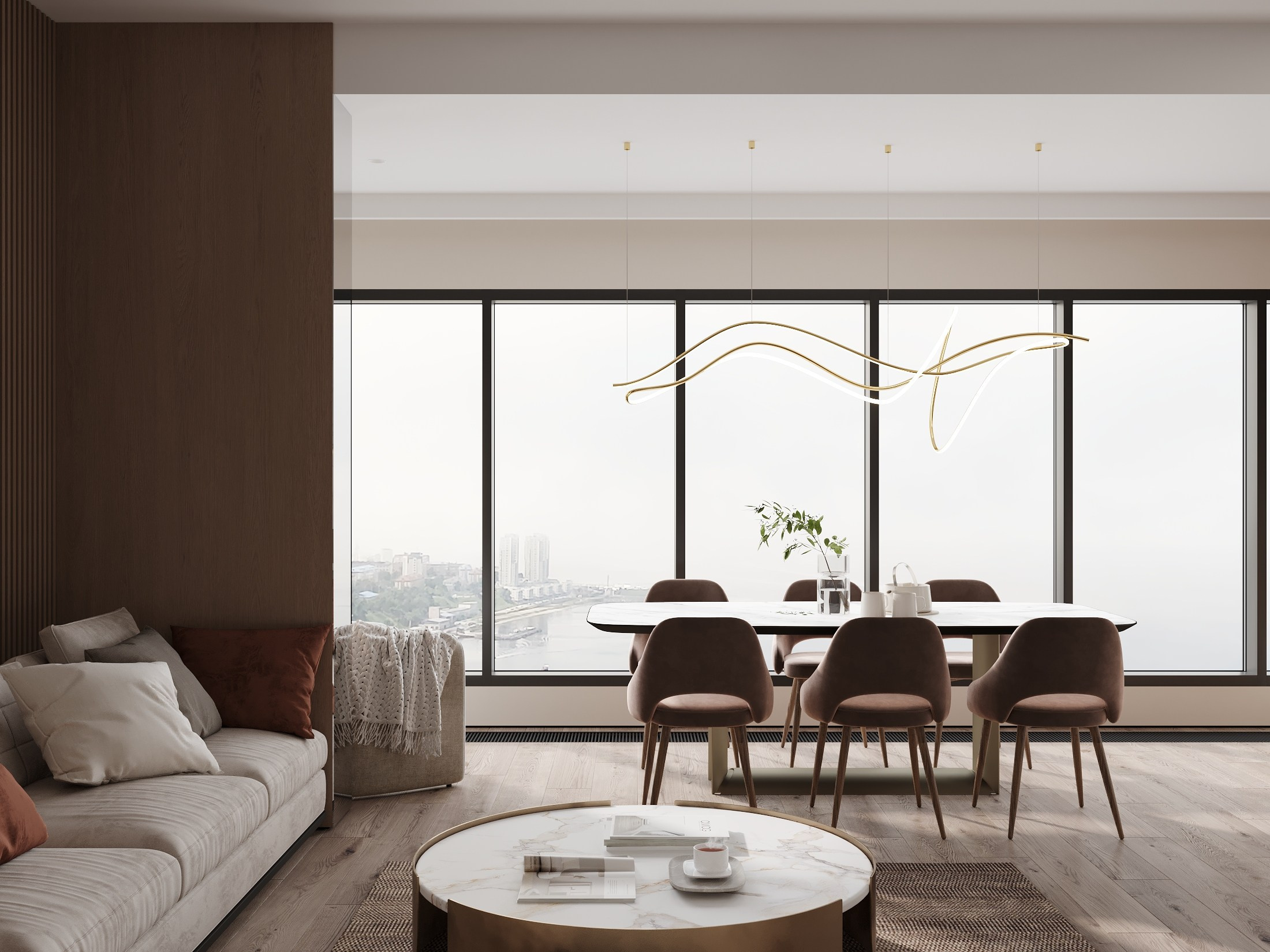 ЖК Аквамарин 112.6 кв.м. Дизайнер интерьера и 3D визуализатор Ванчугова Ольга