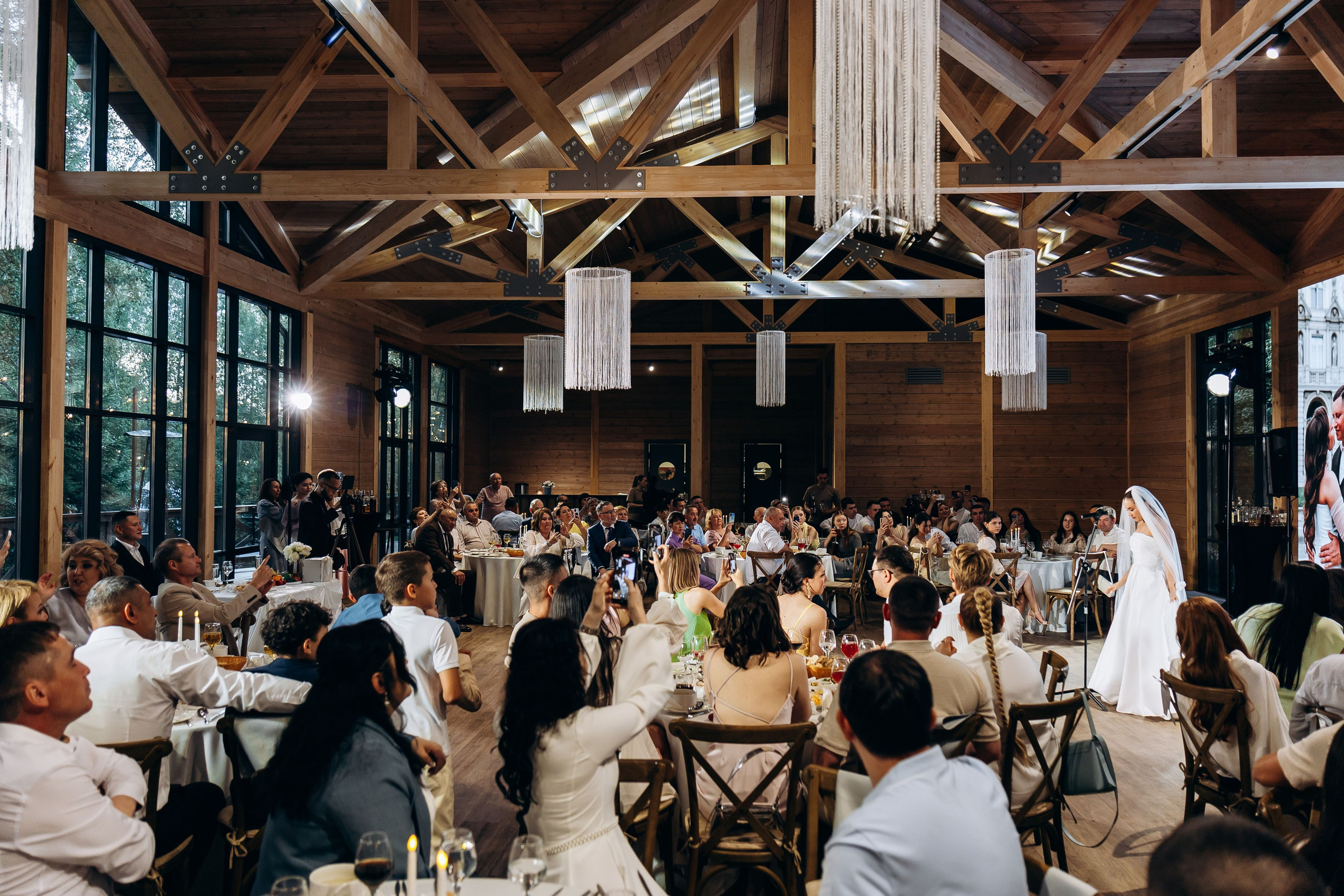свадебный банкет в Казани. Площадка Веранда Лес. Свадебный фотограф Казань