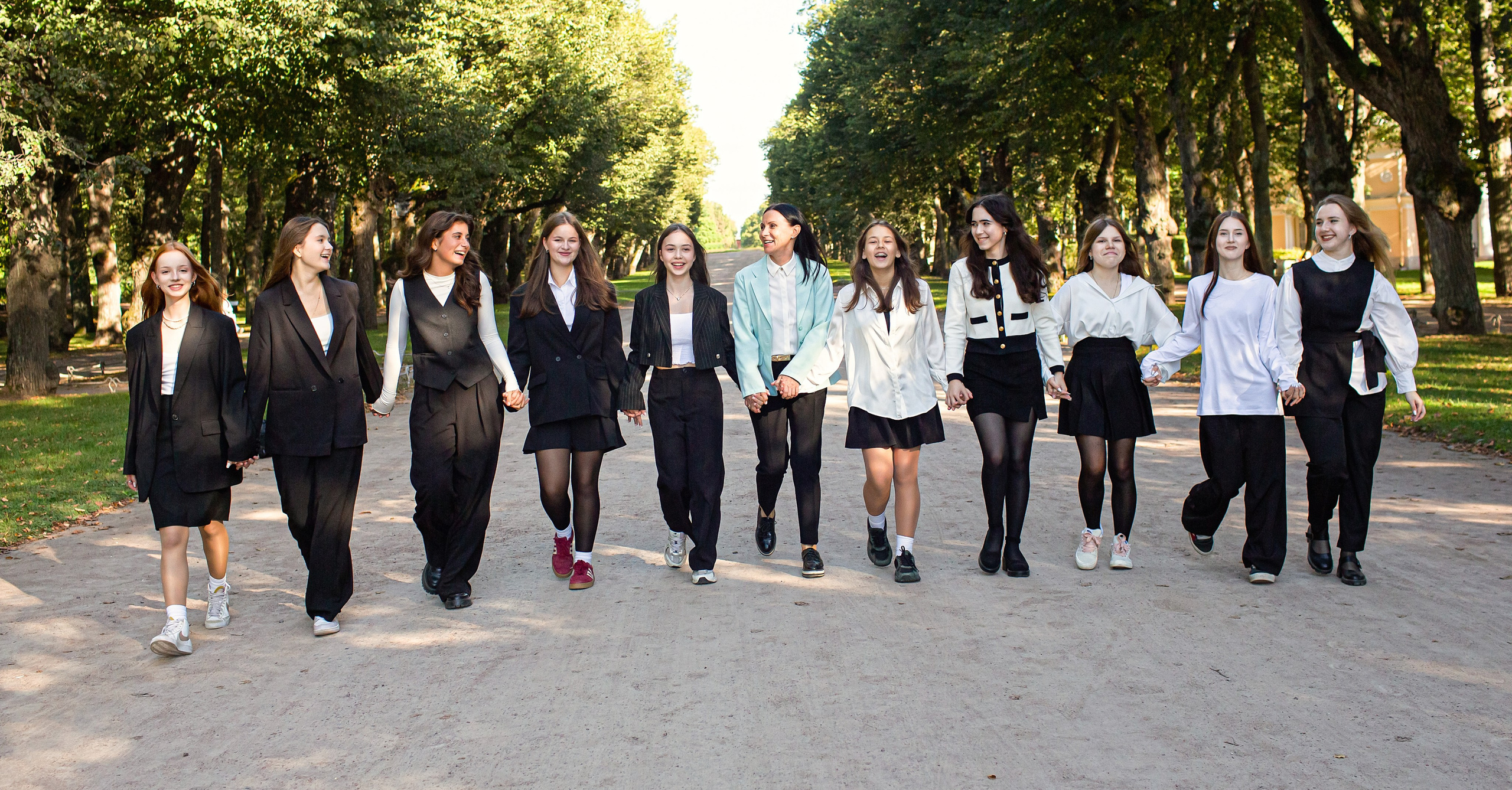 Осень. Старшая школа. Свадебный, семейный, детский фотограф в Санкт-Петербурге