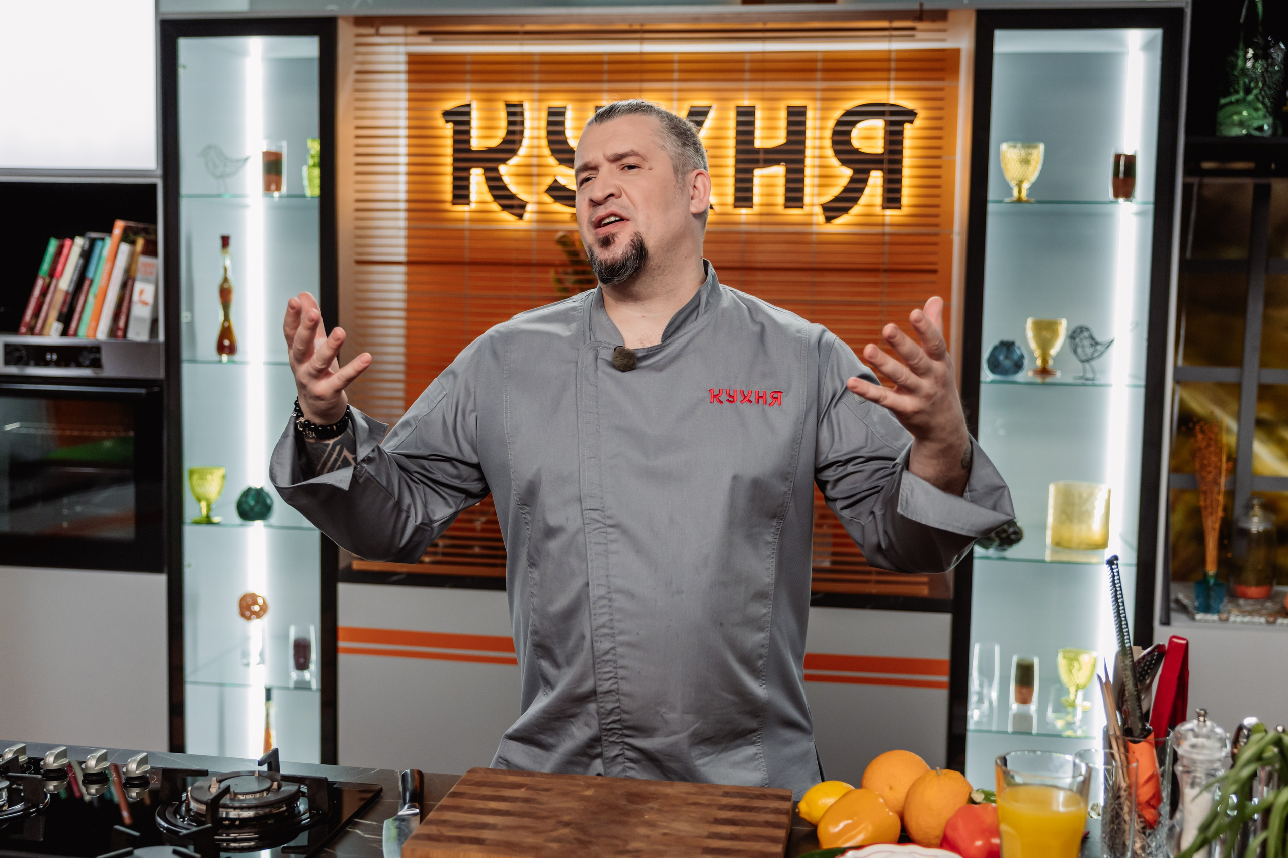 «Черная кухня», г. Москва, телеканал «Кухня». ФОТОГРАФ ИРИНА ШАМАТАВА