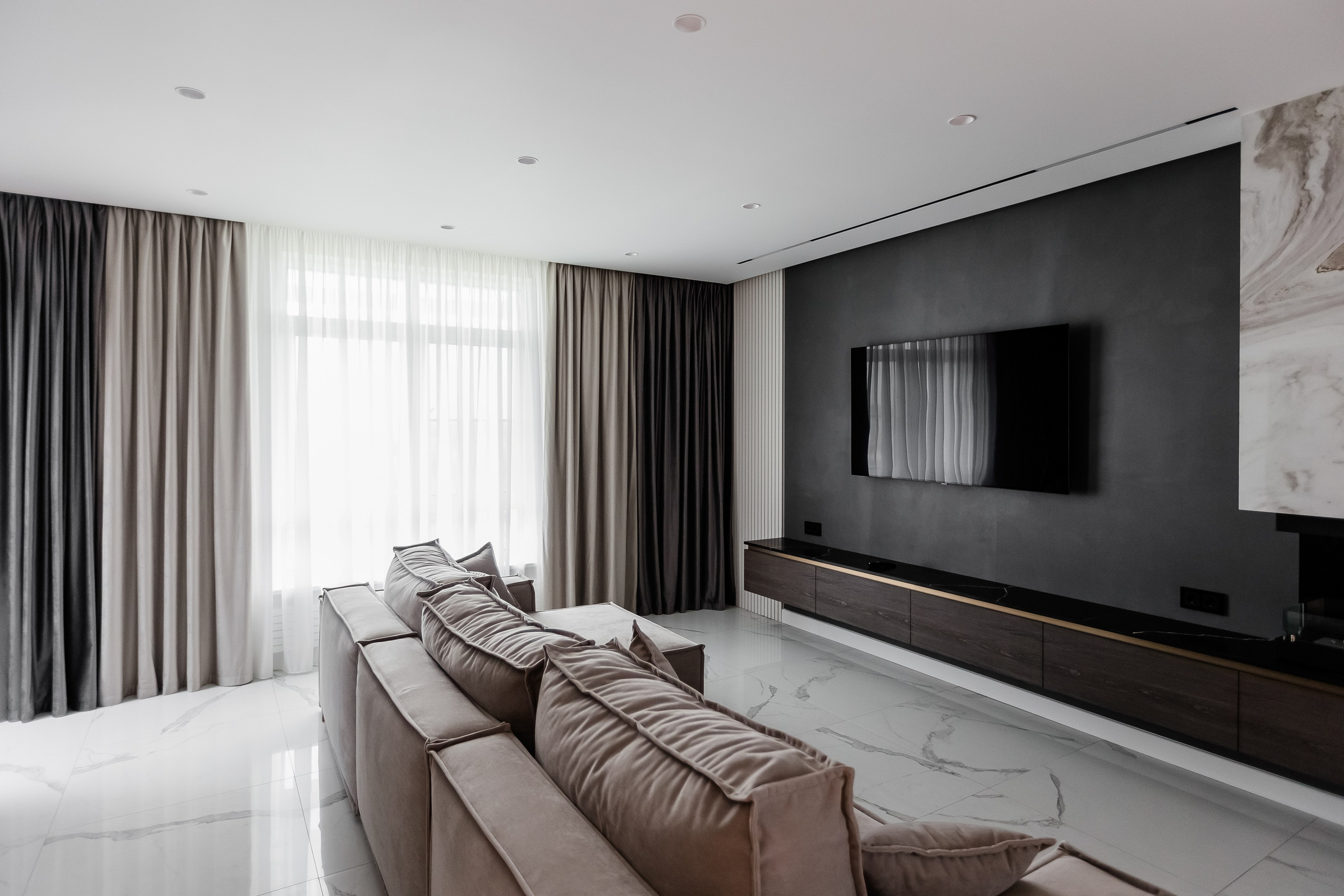 Реализация проекта 5к квартиры в Дубне. Дизайнер интерьера в Дубне, Москве, Дмитрове