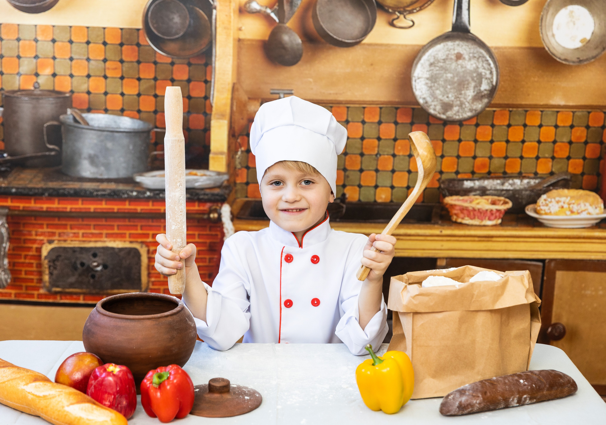 Тематическая «Поварята». Семейный, детский, школьный фотограф в Благовещенске Яна Белоусова