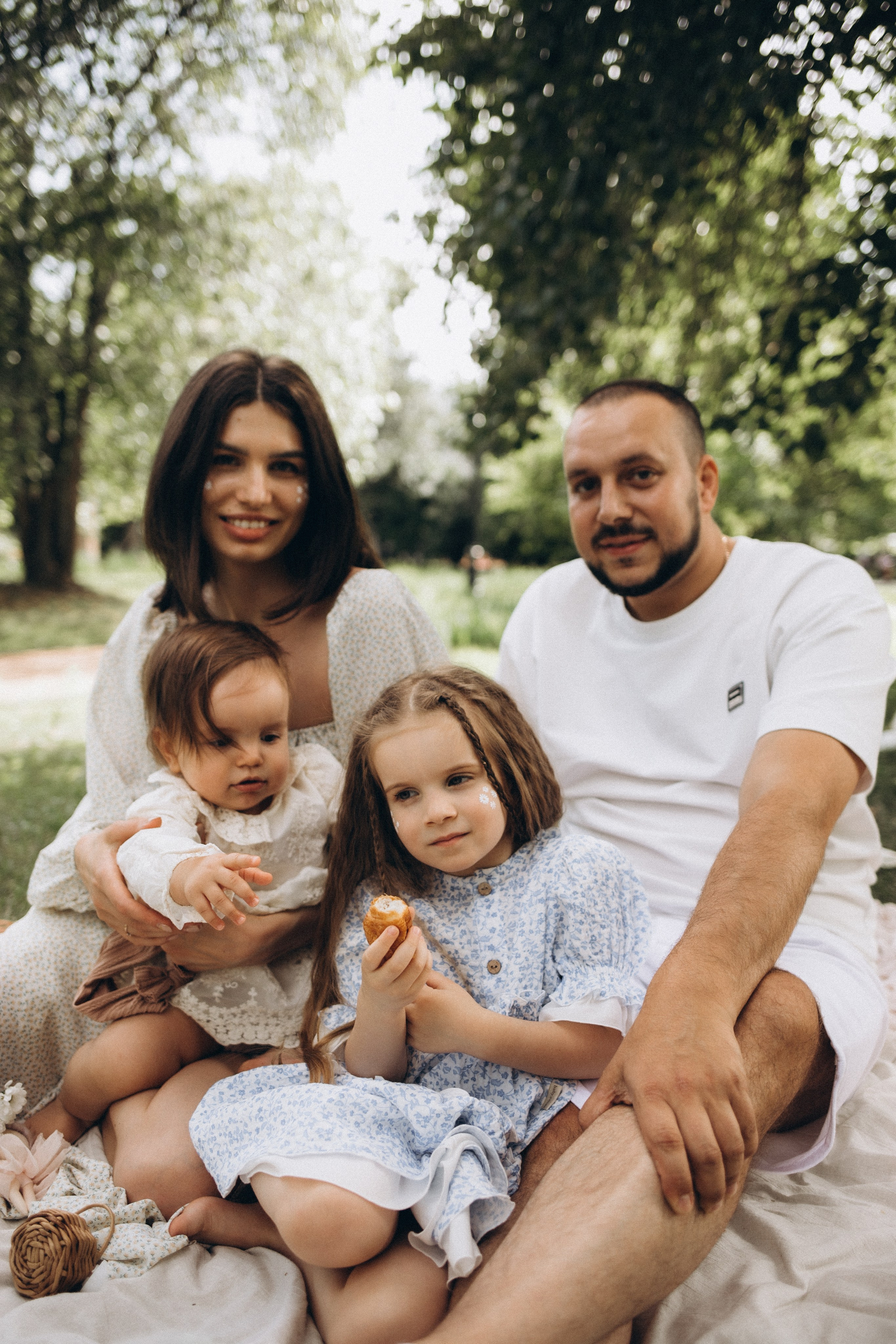 Летний семейный пикник на природе. Семейный и свадебный фотограф Анна Кожокарь