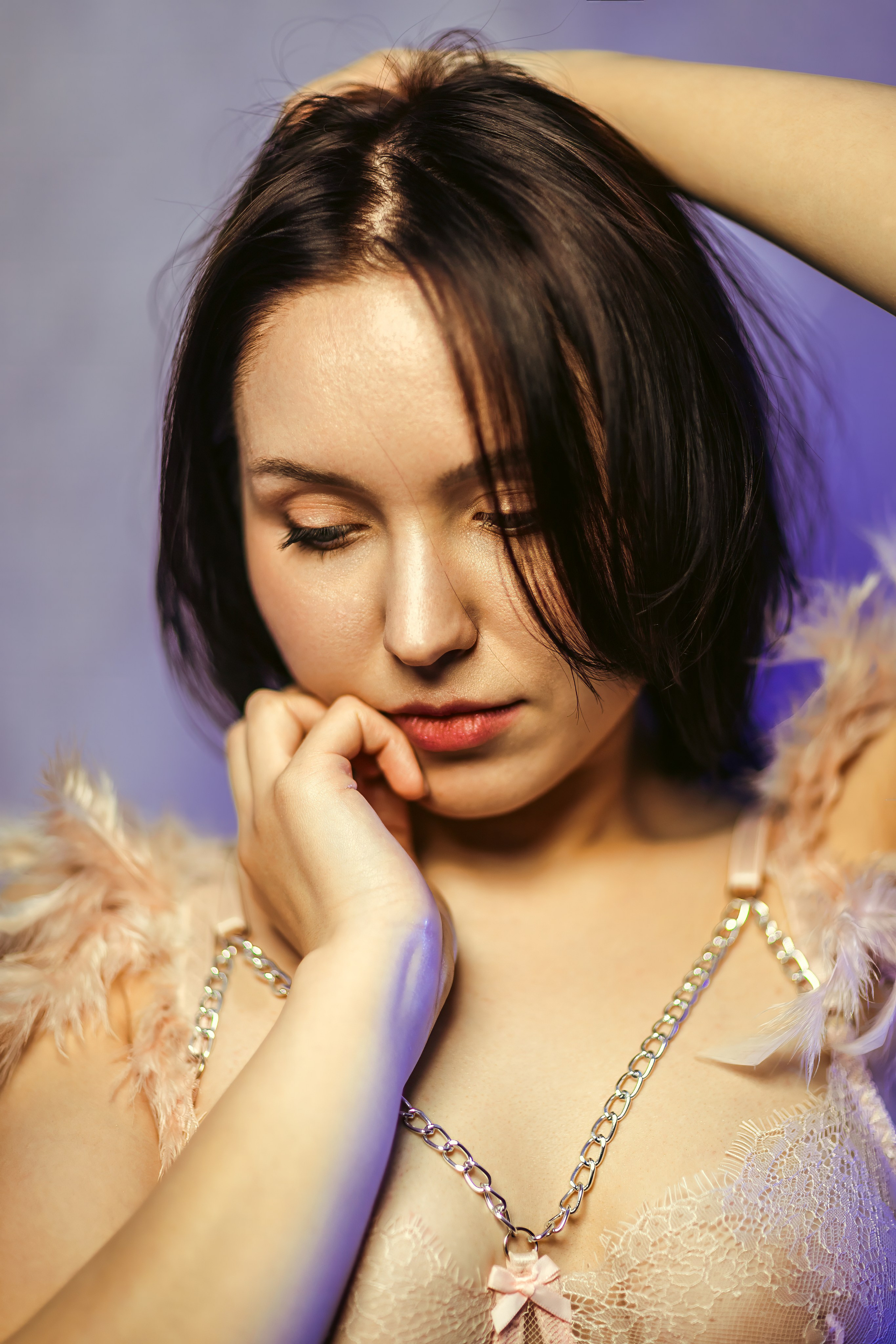 В белье. Photomantis