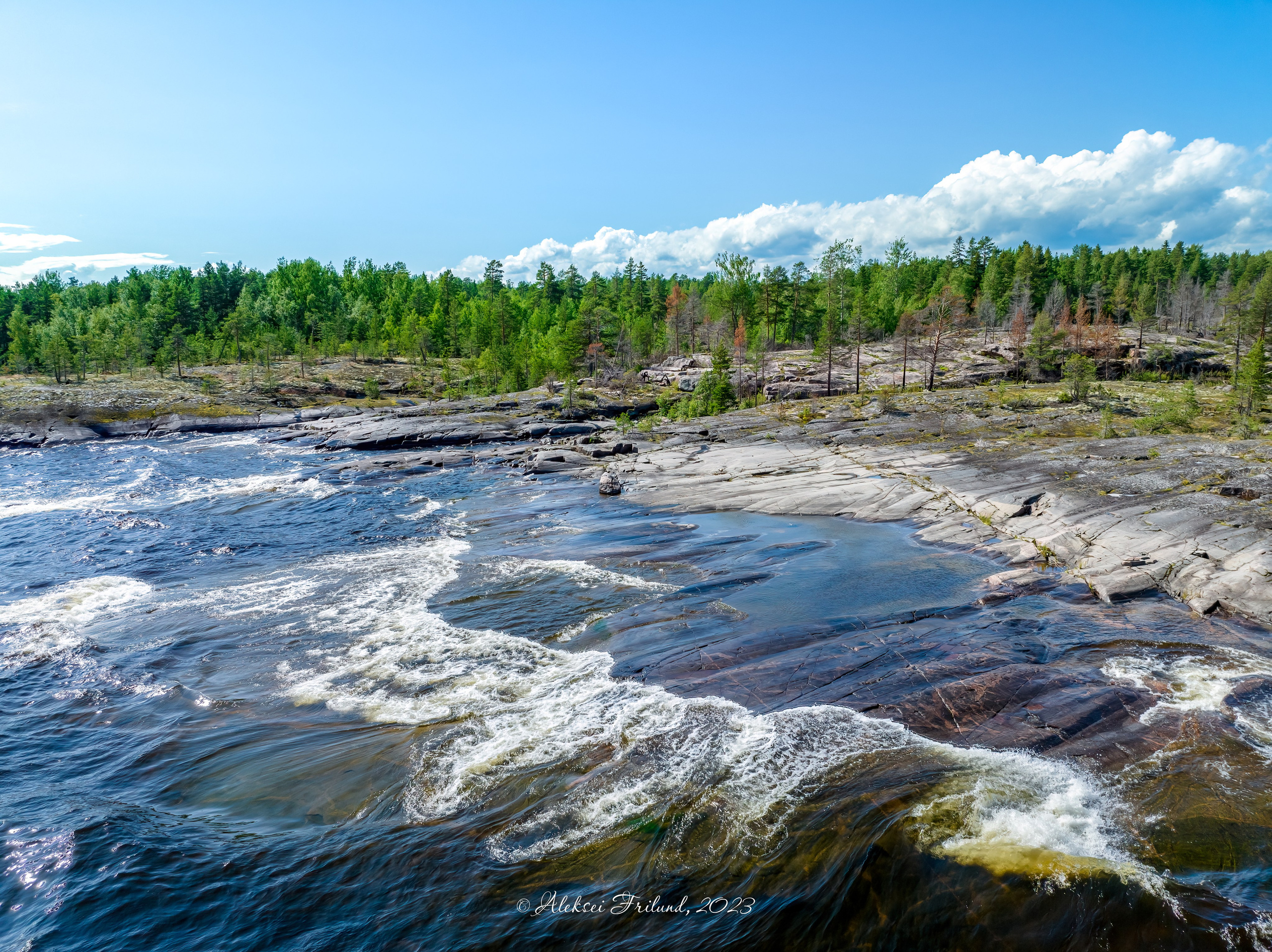Ладожское озеро. Аэросъемка. Фото и Видео в Карелии. Алексей Фрилунд