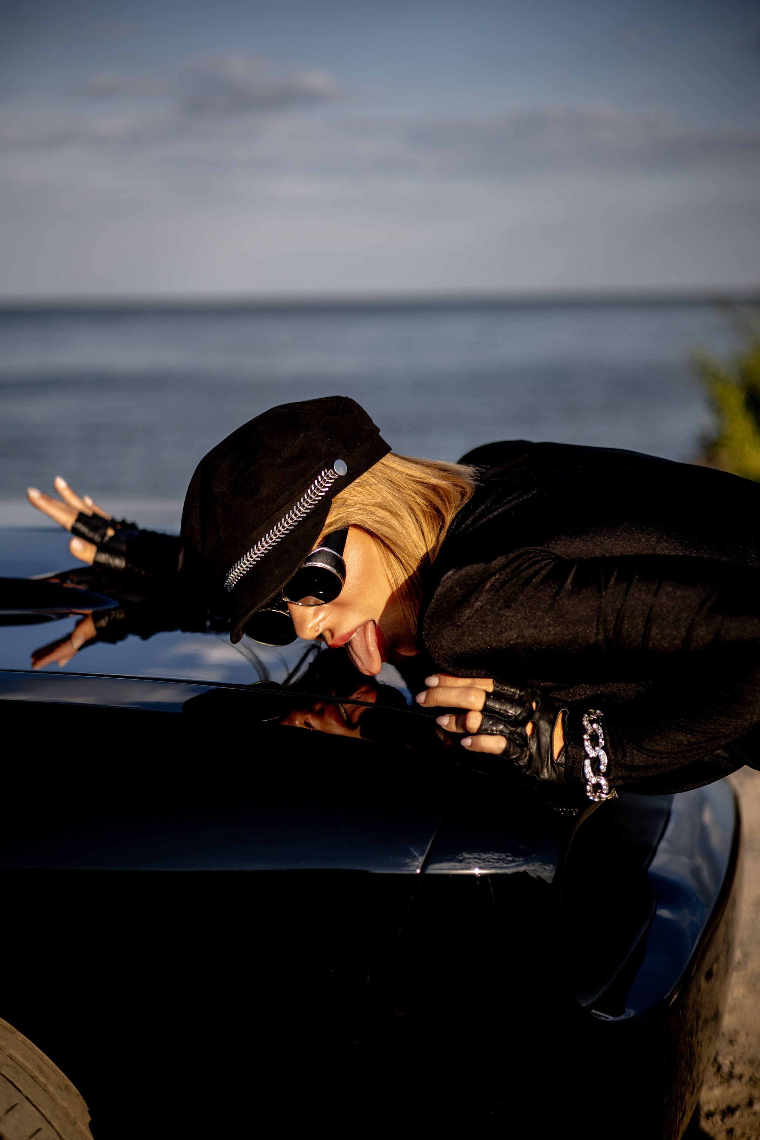 Съемки на улице. Анна Злищева