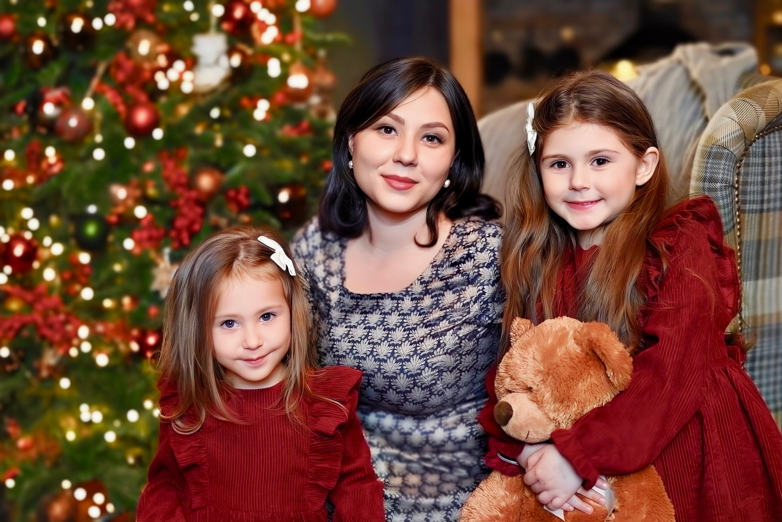 Дарья с семьей в Шале. Семейный и детский фотограф Москва