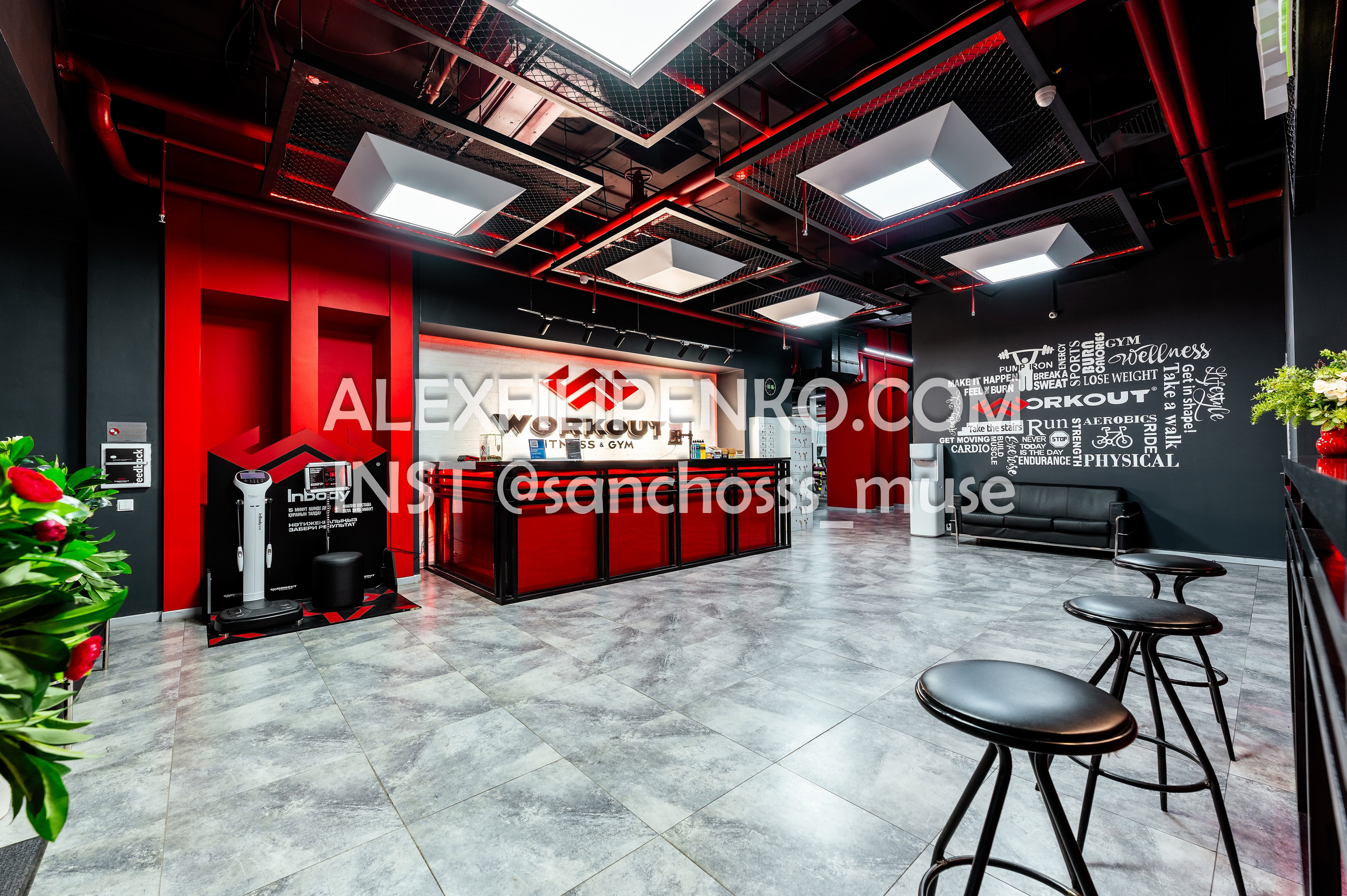 WORKOUT Достык 18. Фотограф интерьера недвижимости и архитектуры в Астане