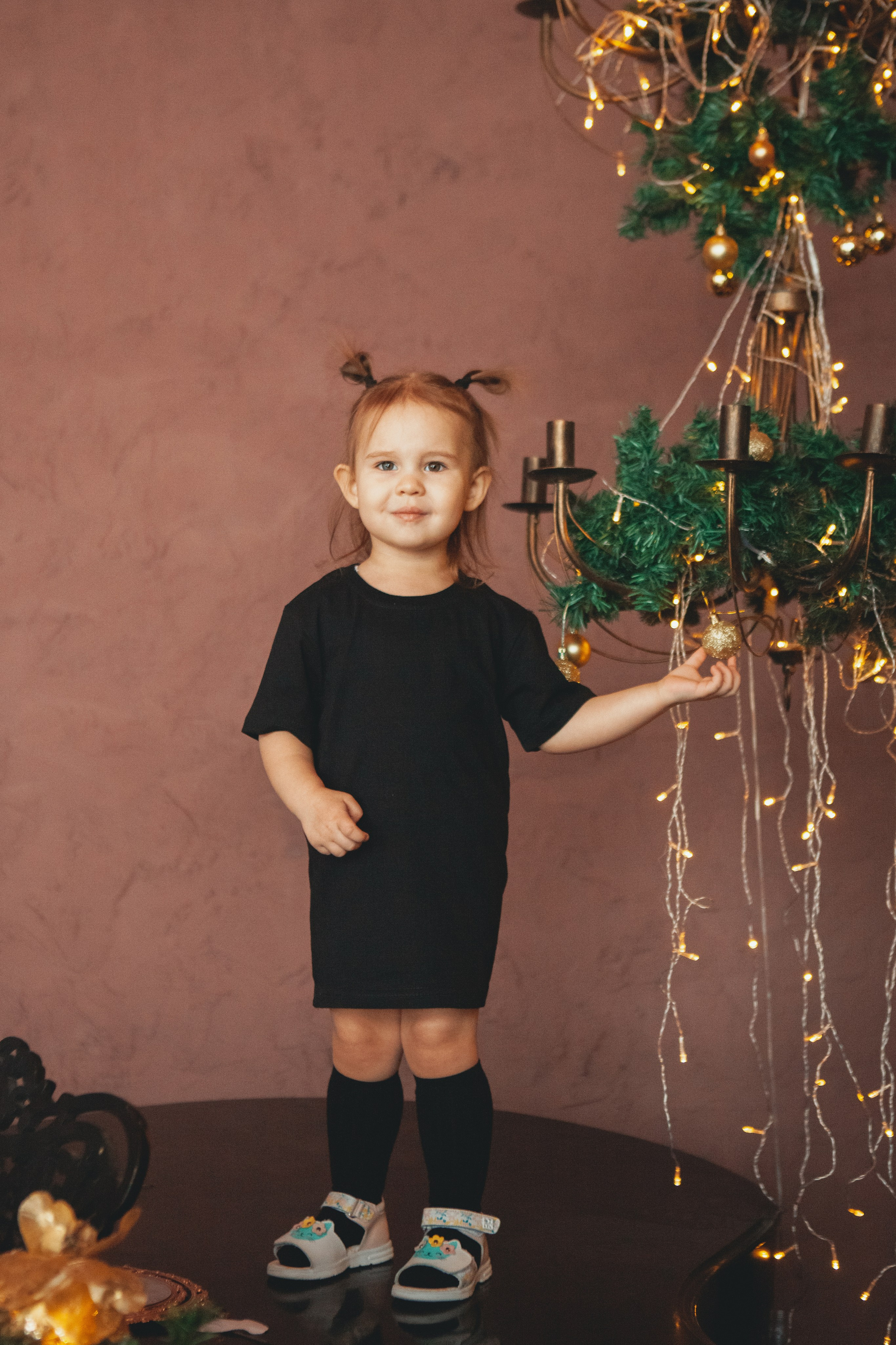 Новогодняя семейная фотосессия в студии. Фотограф Ольга Ефремова