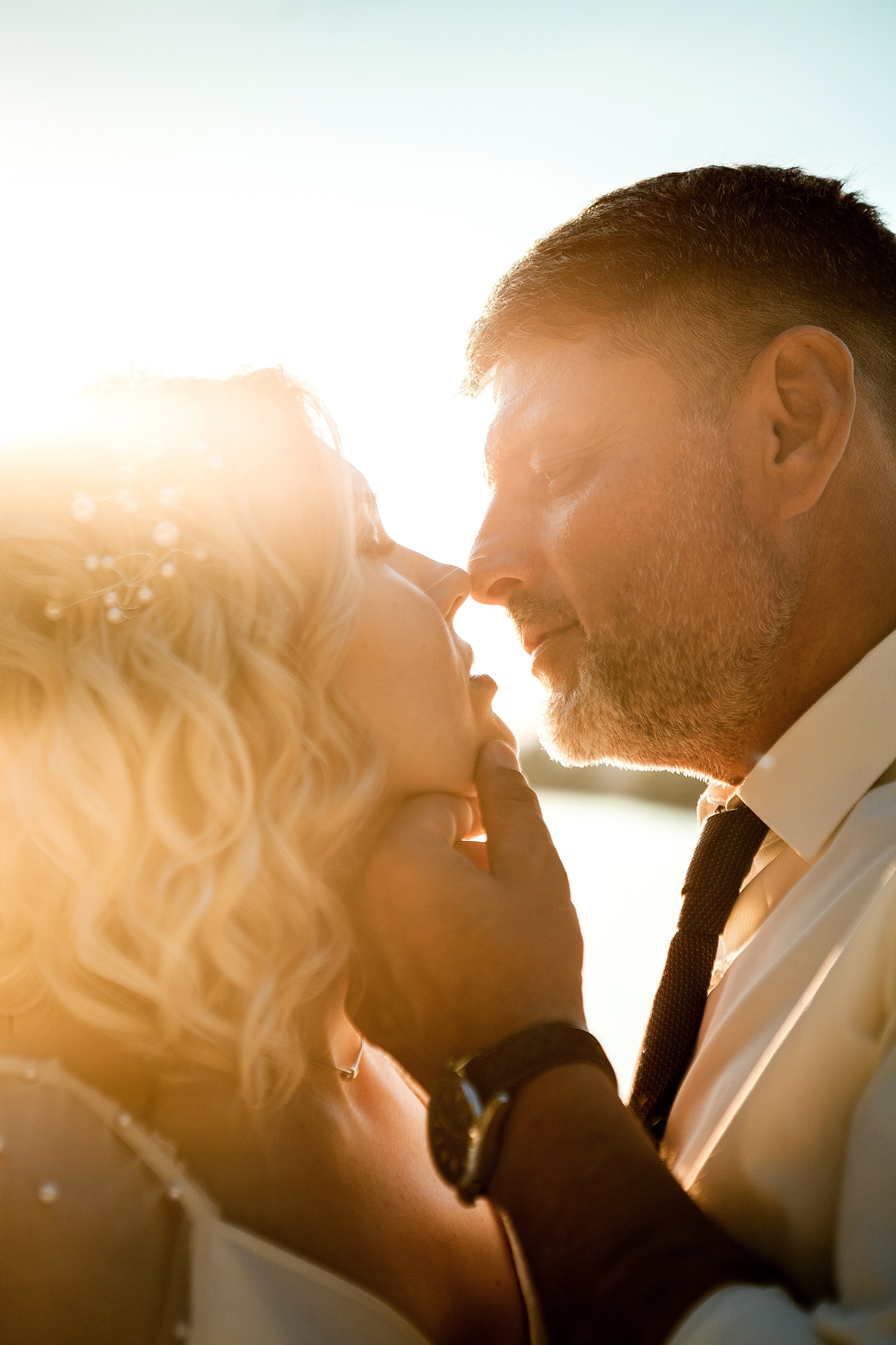 Фотосессия молодоженов на пляже Рублево. Фотограф Ольга Ефремова