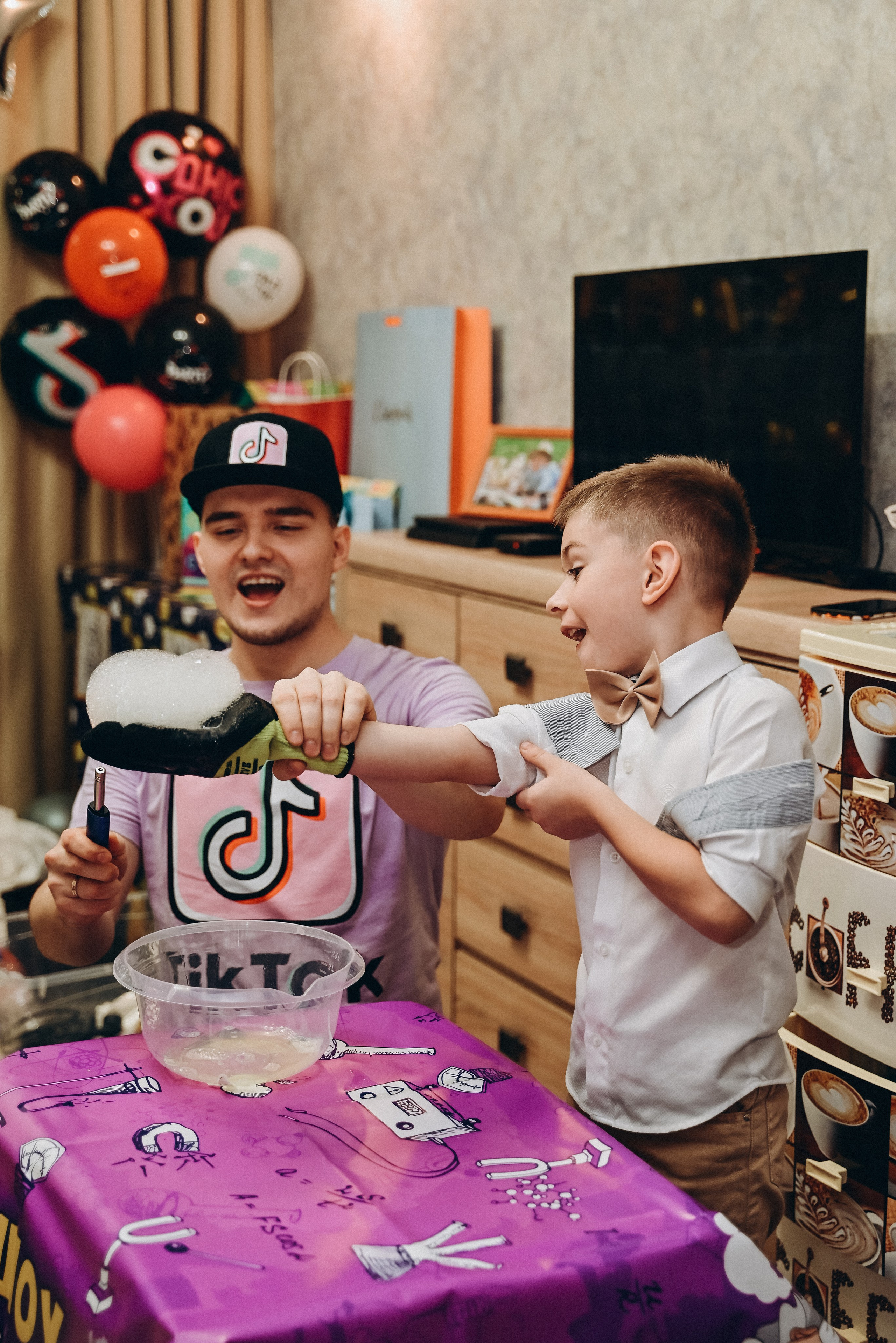 TikTok вечеринка дома. Семейный фотограф в Минске Дарья Дреко