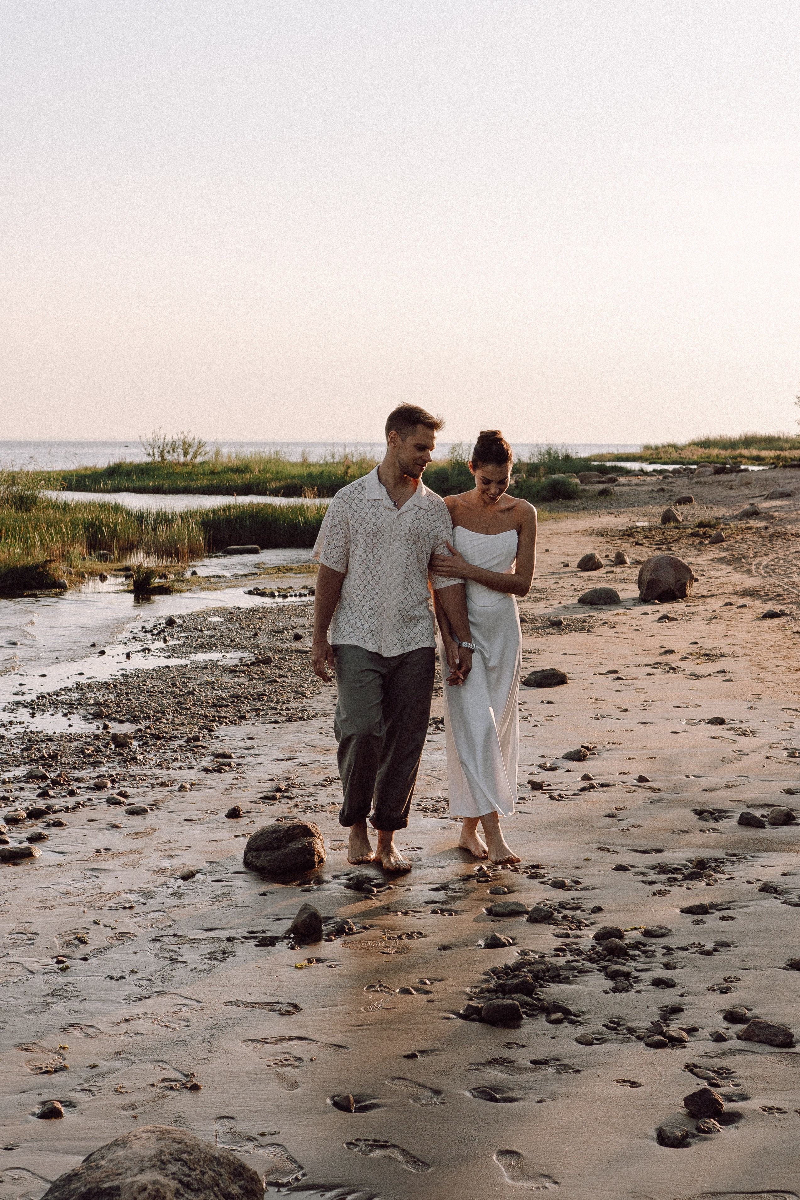 СВАДЕБНАЯ ФОТОСЕССИЯ ВЫЕЗДНОЙ ЦЕРЕМОНИИ (ФИНСКИЙ ЗАЛИВ). Профессиональный фотограф, Санкт-Петербург — Виктория Богомолова