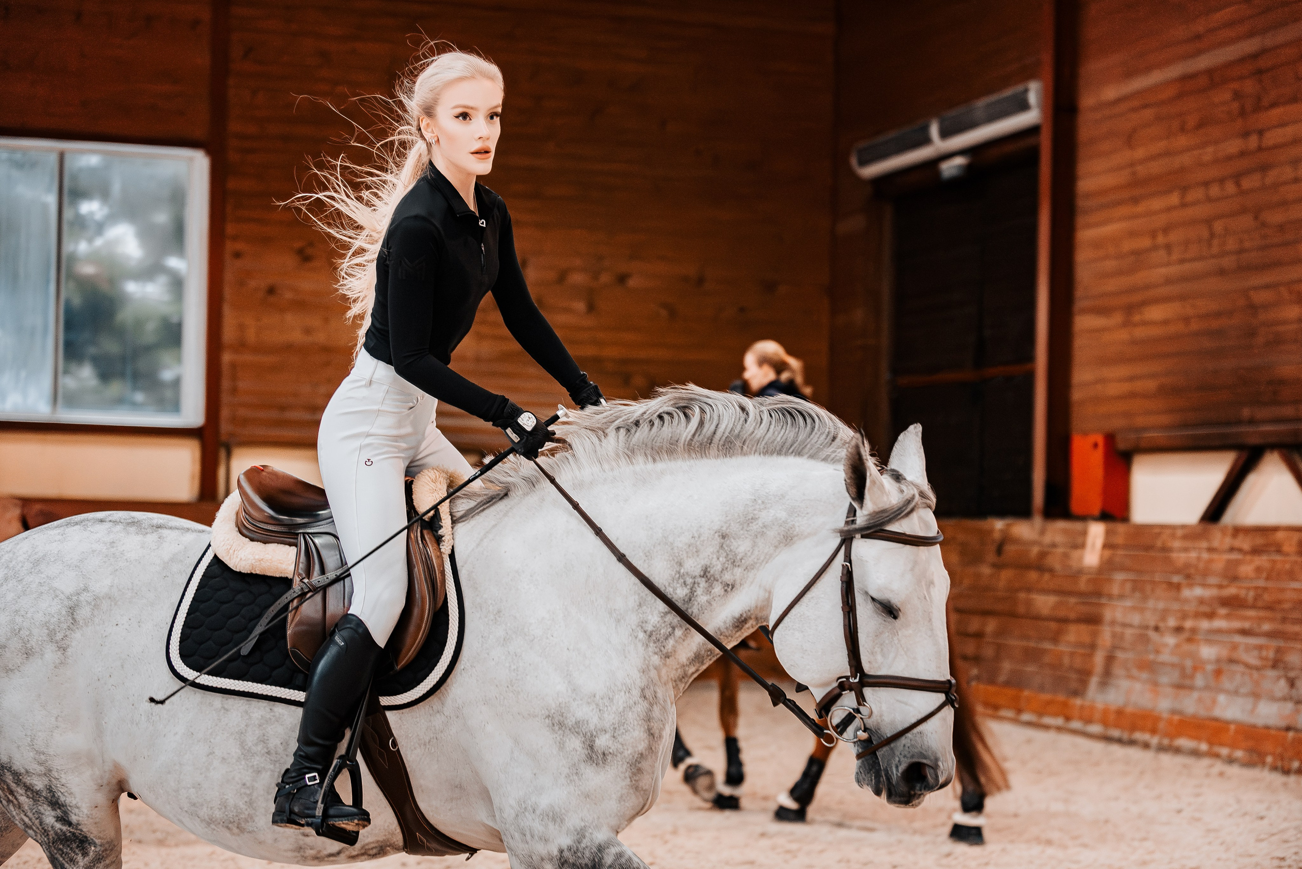 Анастасия и Соперник. Куракина Дарья • Конный фотограф