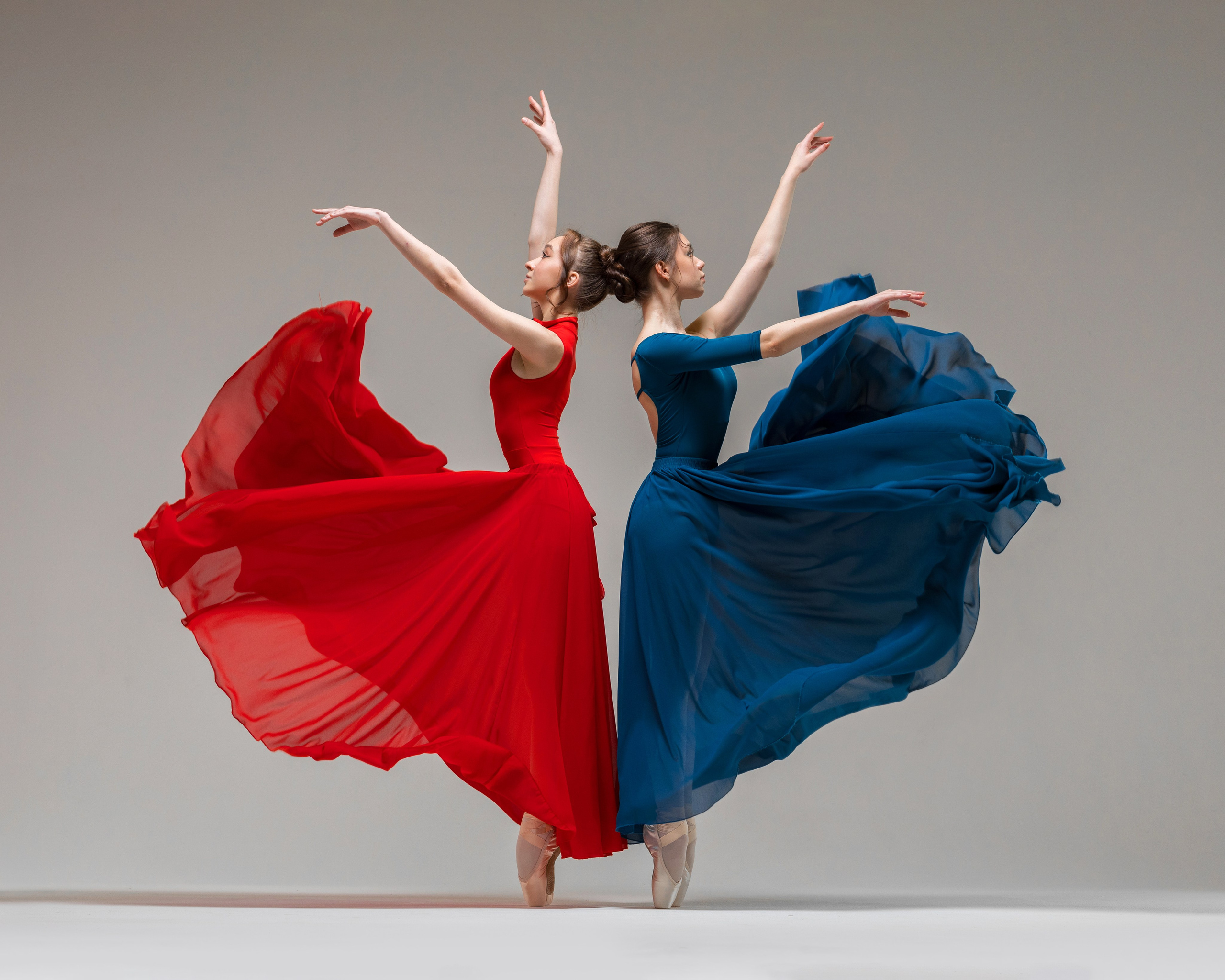 Балетная съёмка на белой циклораме и фонах. Балетный фотограф Алина Ханько — Душа Балета
